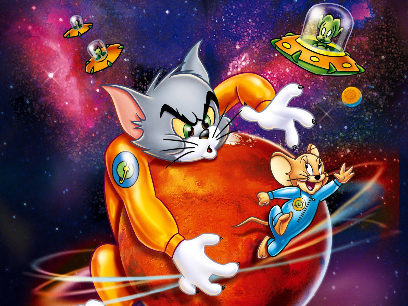 Tom And Jerry, iPhone, space, HD Desktop Wallpaper