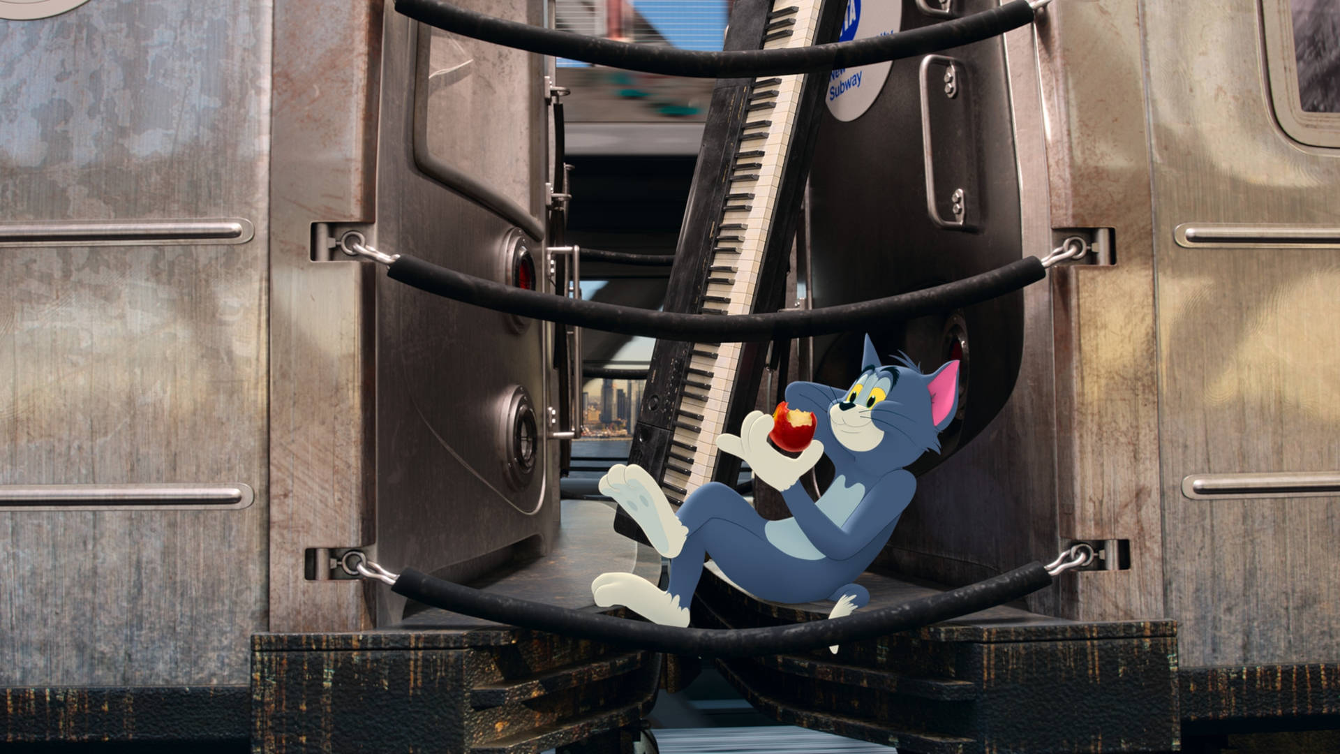 Tom And Jerry, iPhone, subway train, Full HD Desktop Wallpaper