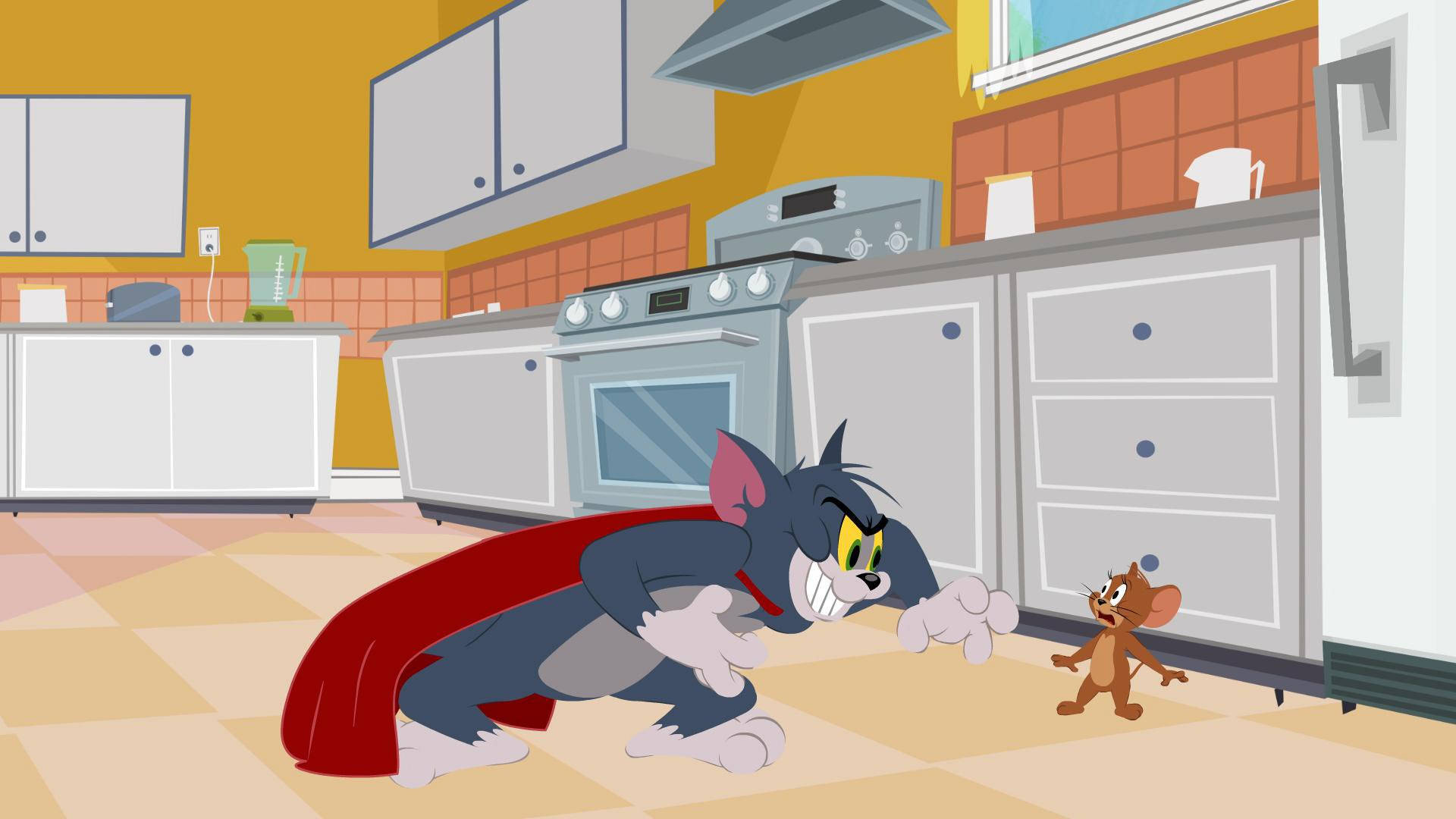 Tom And Jerry, iPhone, kitchen, Full HD Desktop Wallpaper