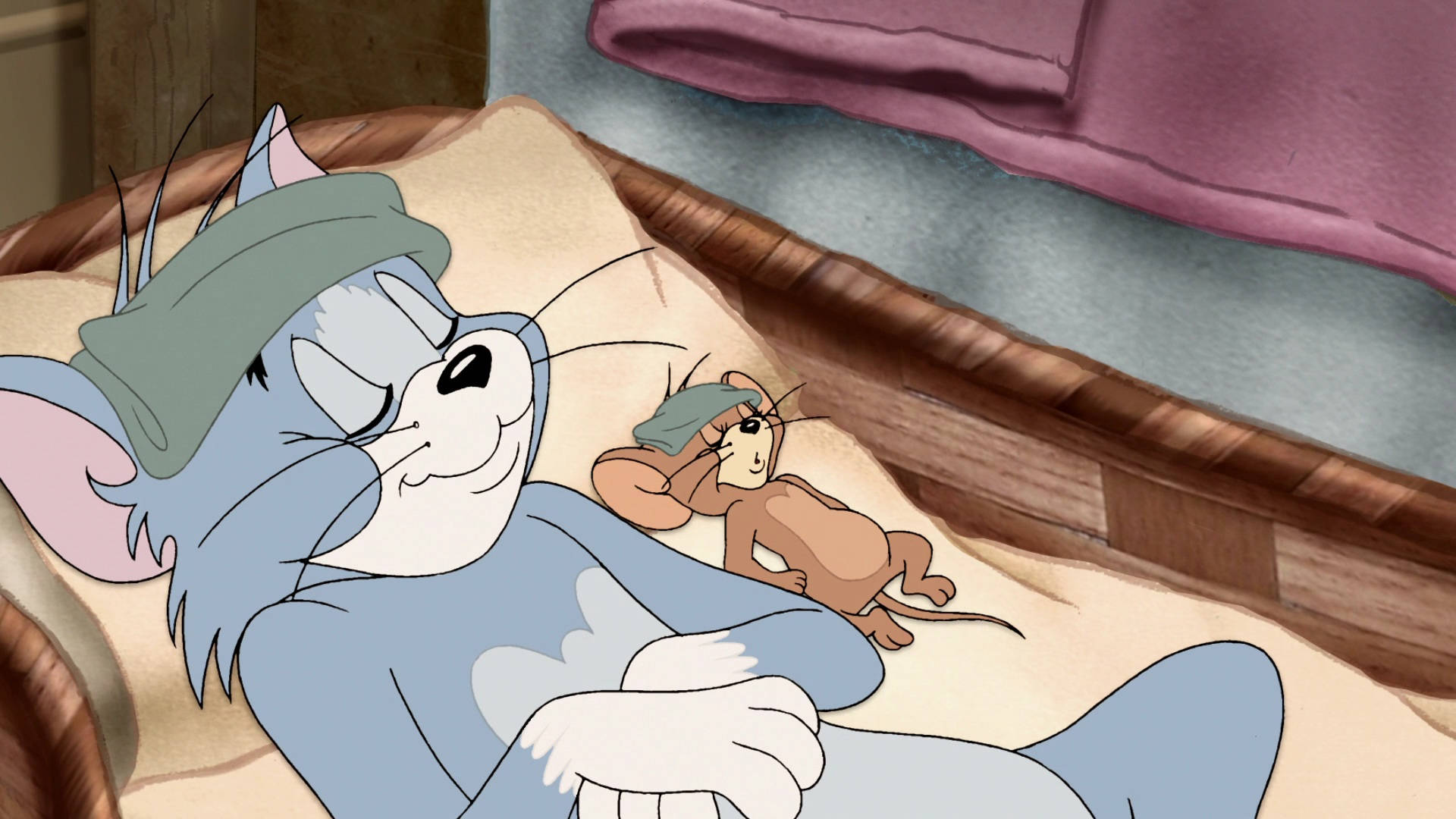 Tom And Jerry, iPhone, sleeping, Full HD Desktop Wallpaper
