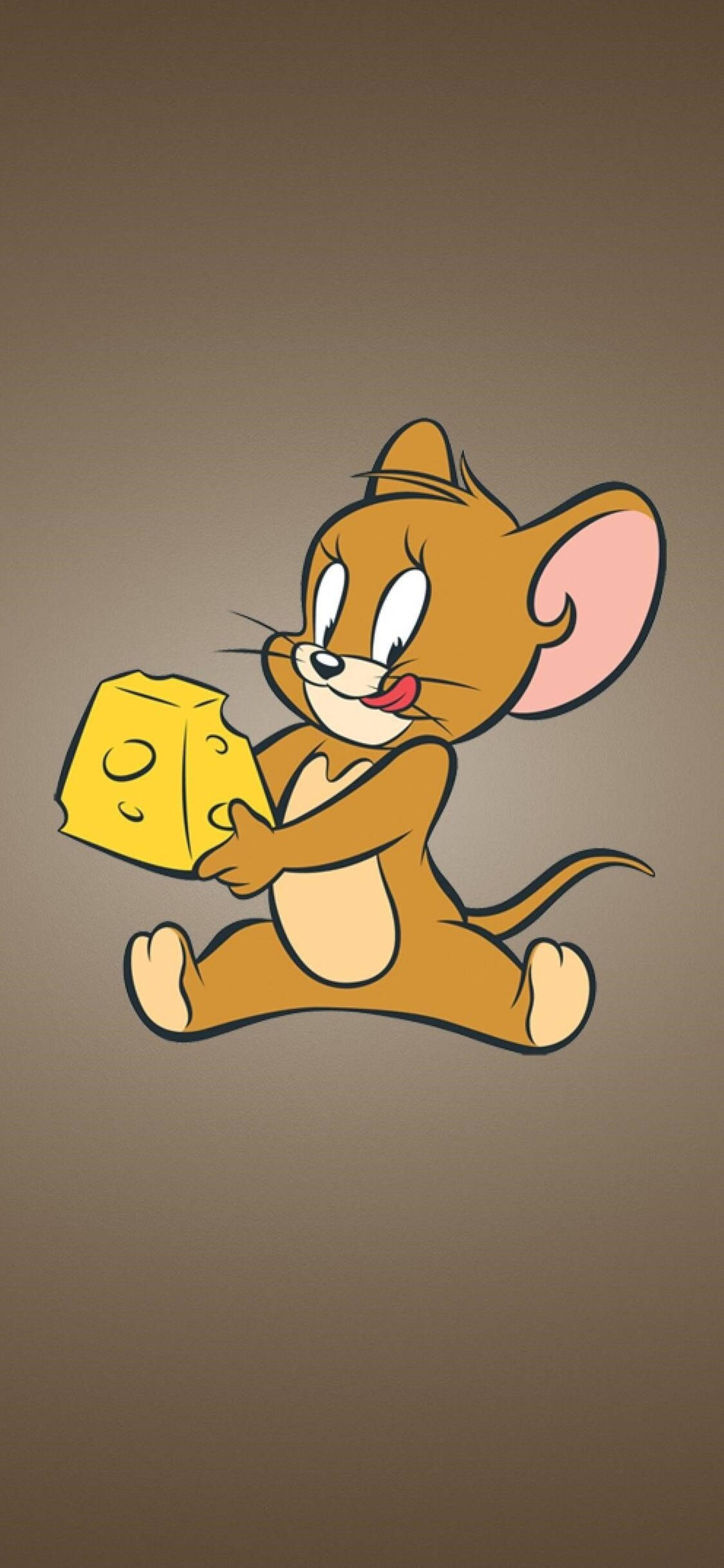 Jerry, iPhone X, cartoon, Full HD Phone Wallpaper