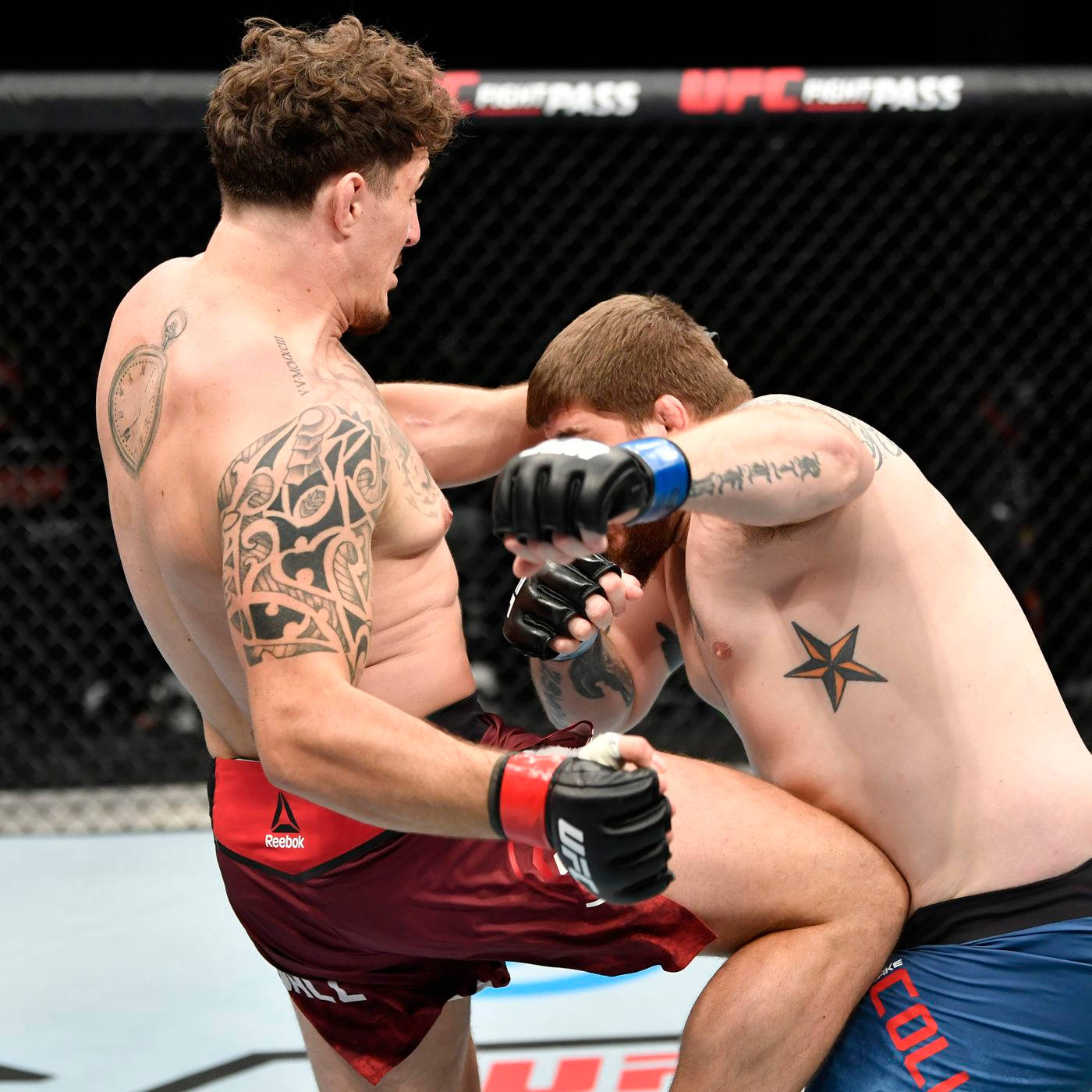 Tom Aspinall, MMA fighters, cage match, HD Desktop Wallpaper