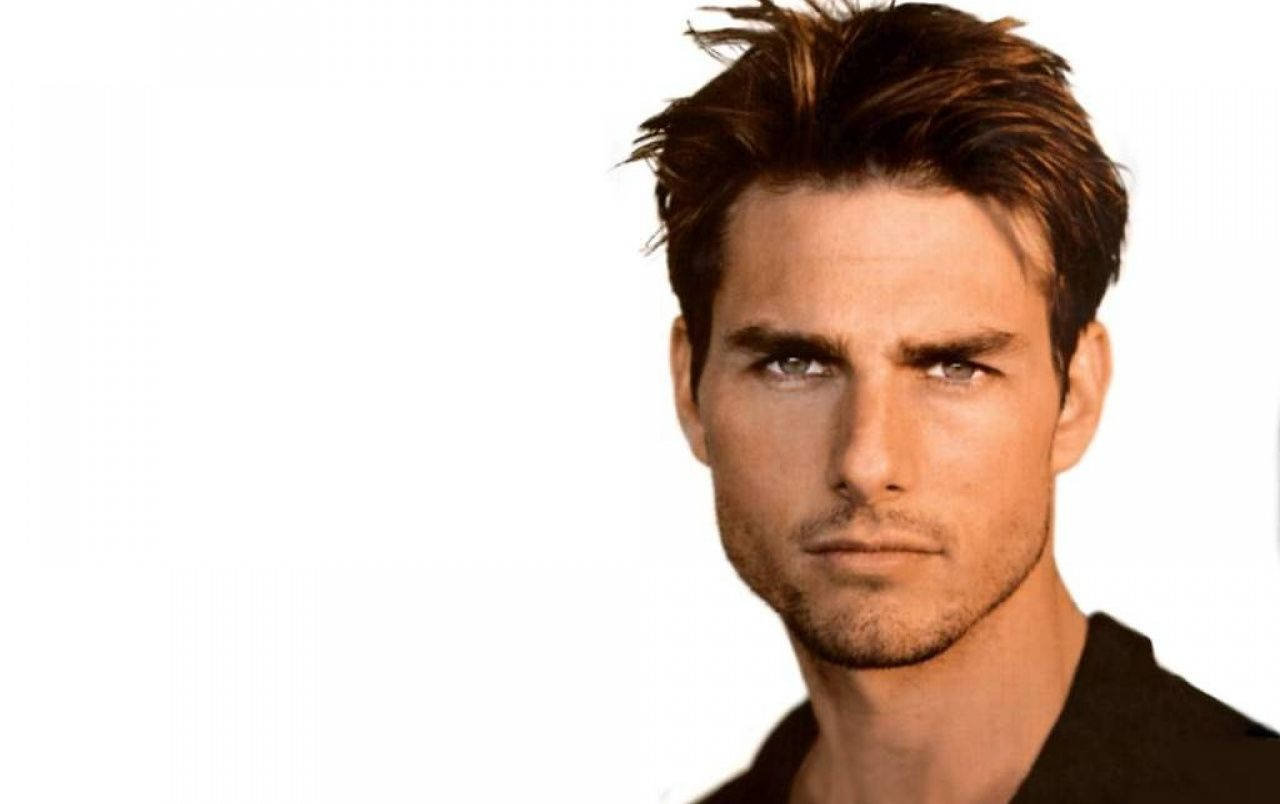 Tom Cruise, brown hair, intense gaze, HD Desktop Wallpaper