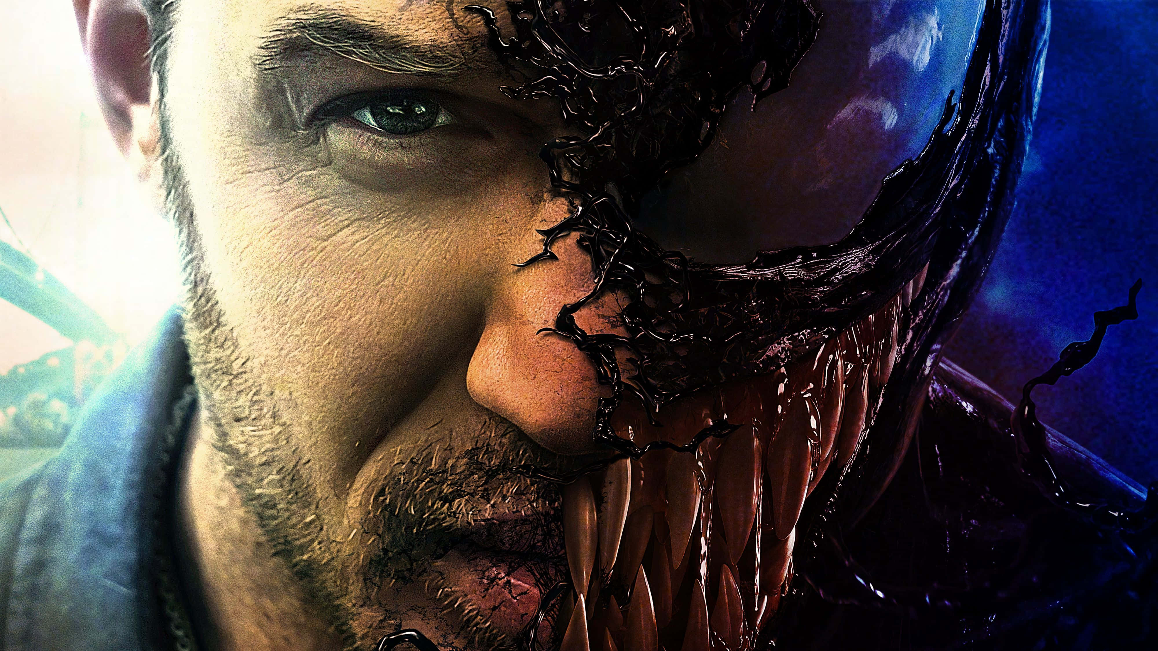 Tom Hardy, Venom, black symbiote, 4K Desktop Wallpaper