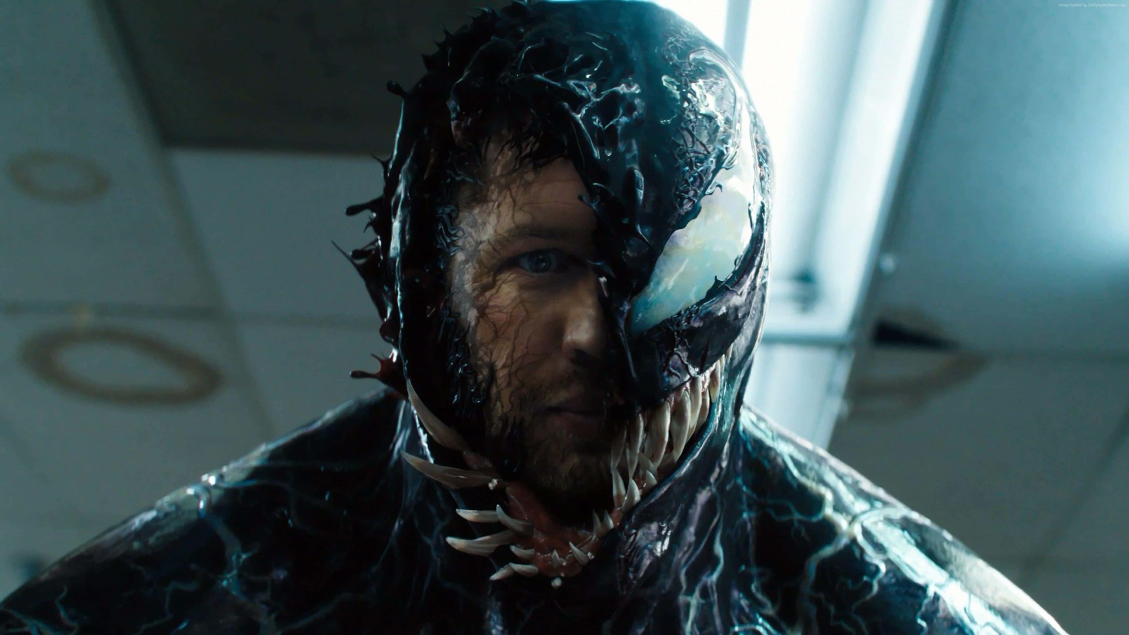 Tom Hardy, Venom, black symbiote, 4K Desktop Wallpaper