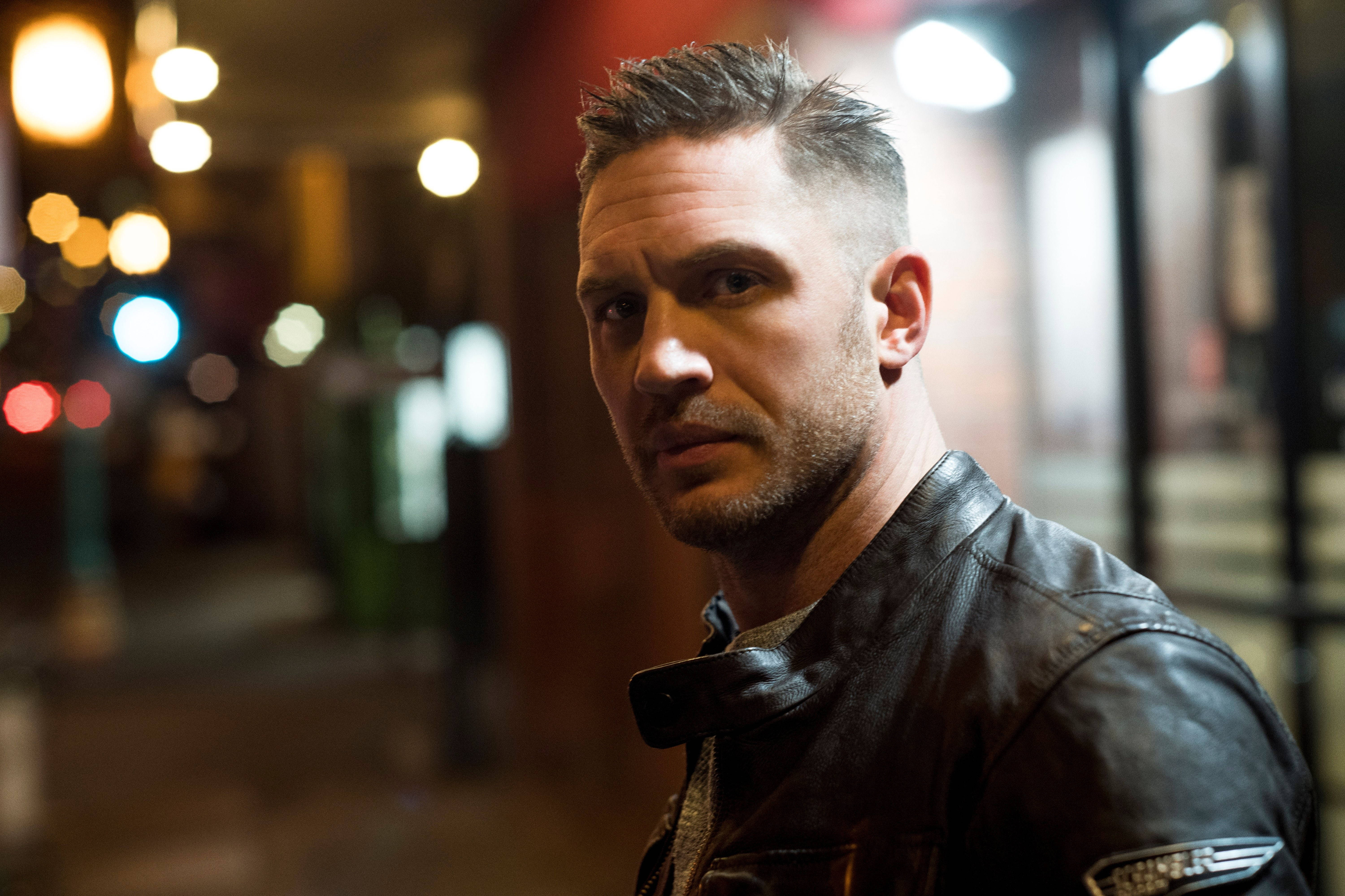 Tom Hardy, Venom, leather jacket, 5K Desktop Wallpaper