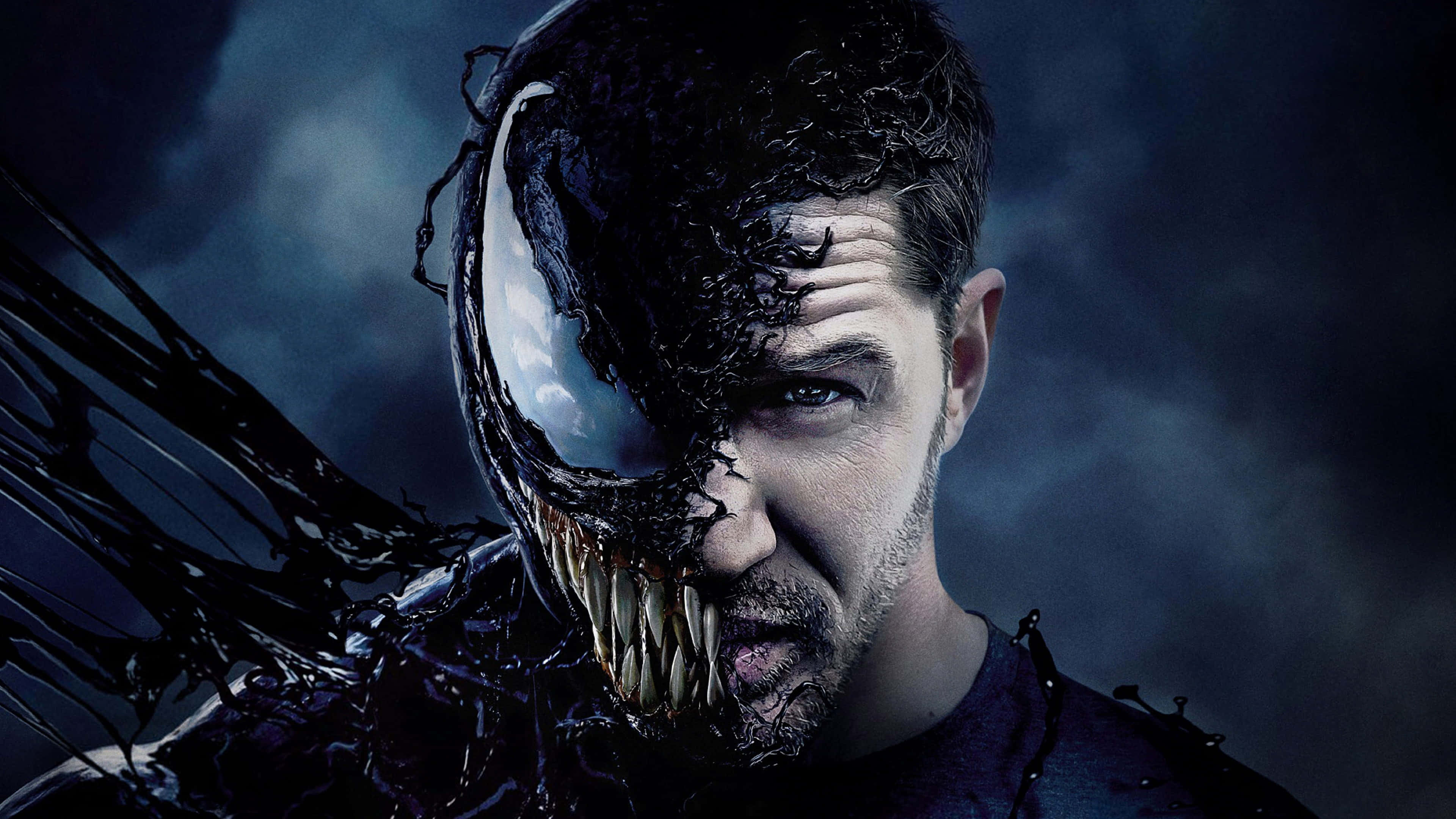 Tom Hardy, Venom, black symbiote, 4K Desktop Wallpaper