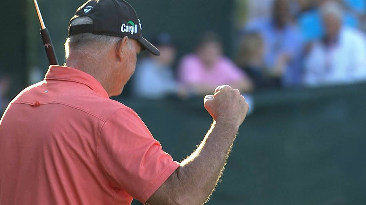 Tom Lehman, coral shirt, black cap, HD Desktop Wallpaper