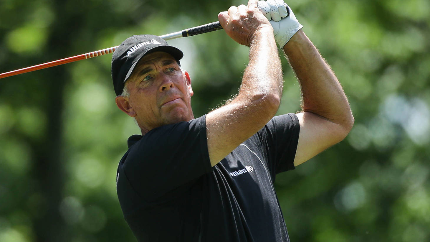 Tom Lehman, golf club, mid-swing, HD Desktop Wallpaper