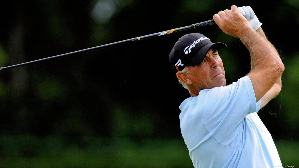 Tom Lehman, light blue shirt, black cap, SD Desktop Wallpaper