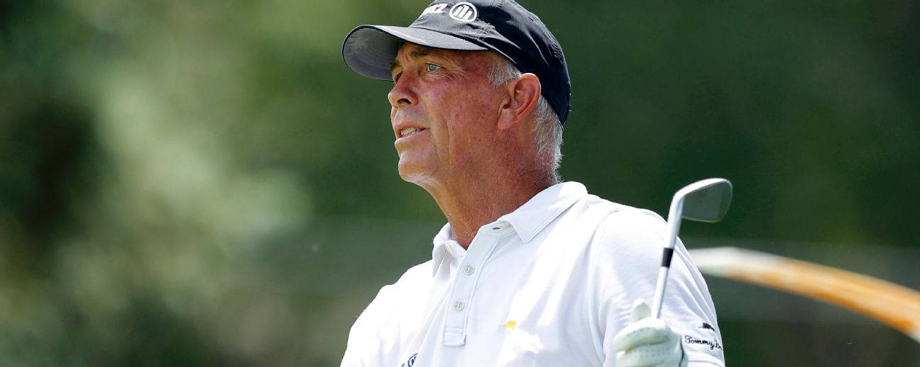 Tom Lehman, white polo, cap, HD Desktop Wallpaper