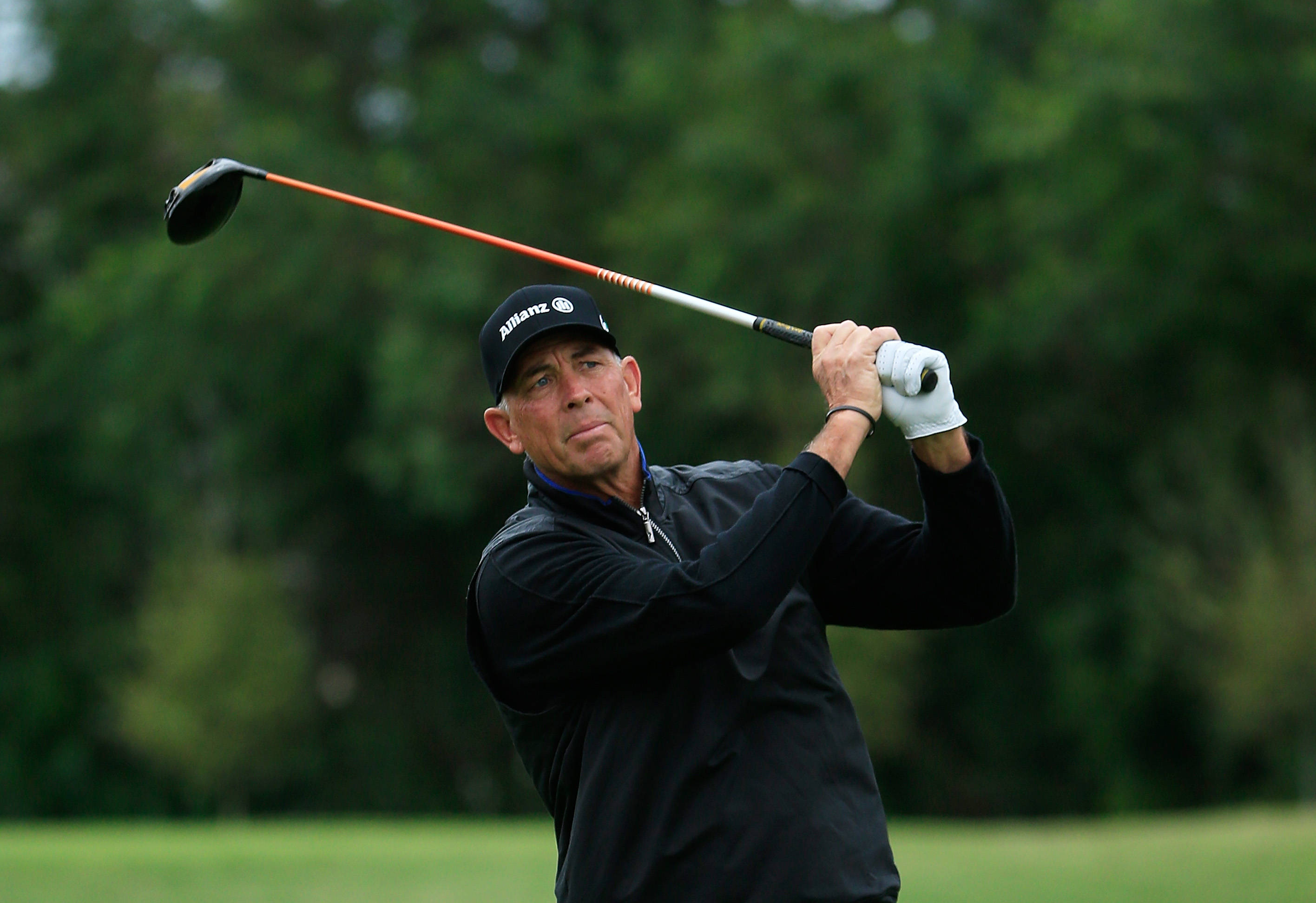 Tom Lehman, golfer, mid-swing, 2K Desktop Wallpaper