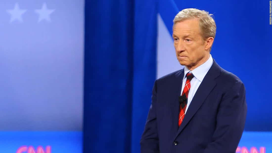 Tom Steyer, 2020 presidential campaign, dark suit, SD Desktop Wallpaper