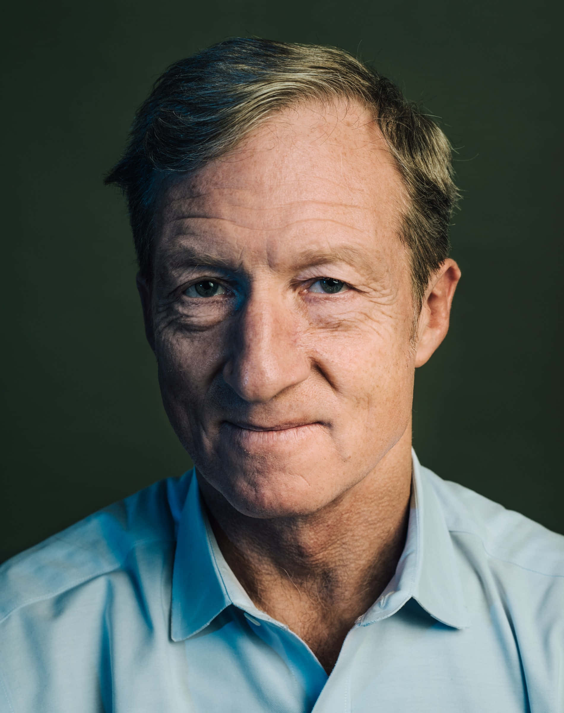 Tom Steyer, gray hair, gentle smile, Full HD Phone Wallpaper