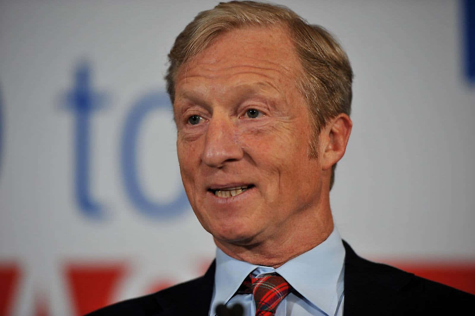 Tom Steyer, suit, plaid tie, HD Desktop Wallpaper