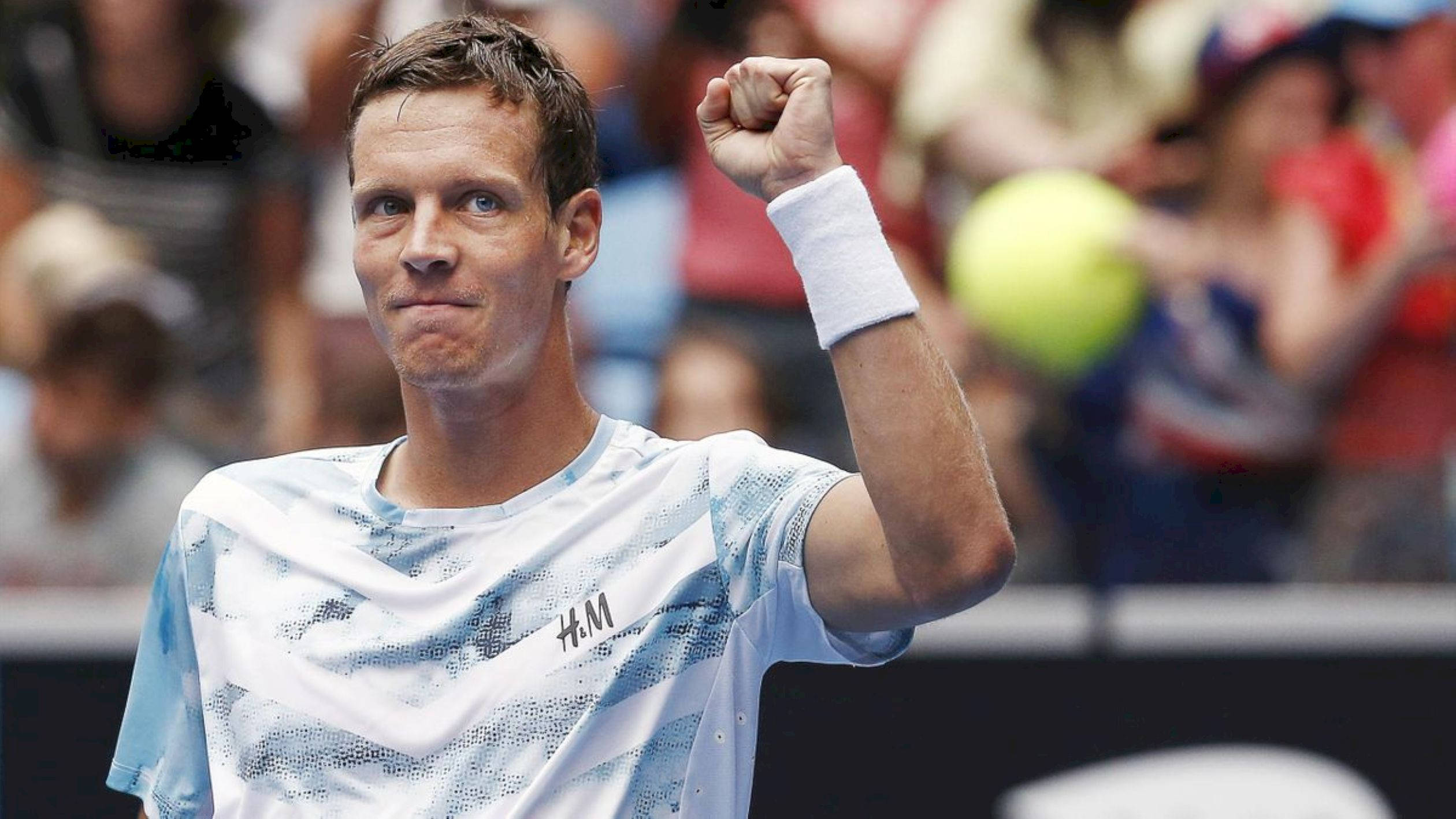 Tomas Berdych, left hand, sunlit court, Full HD Desktop Wallpaper