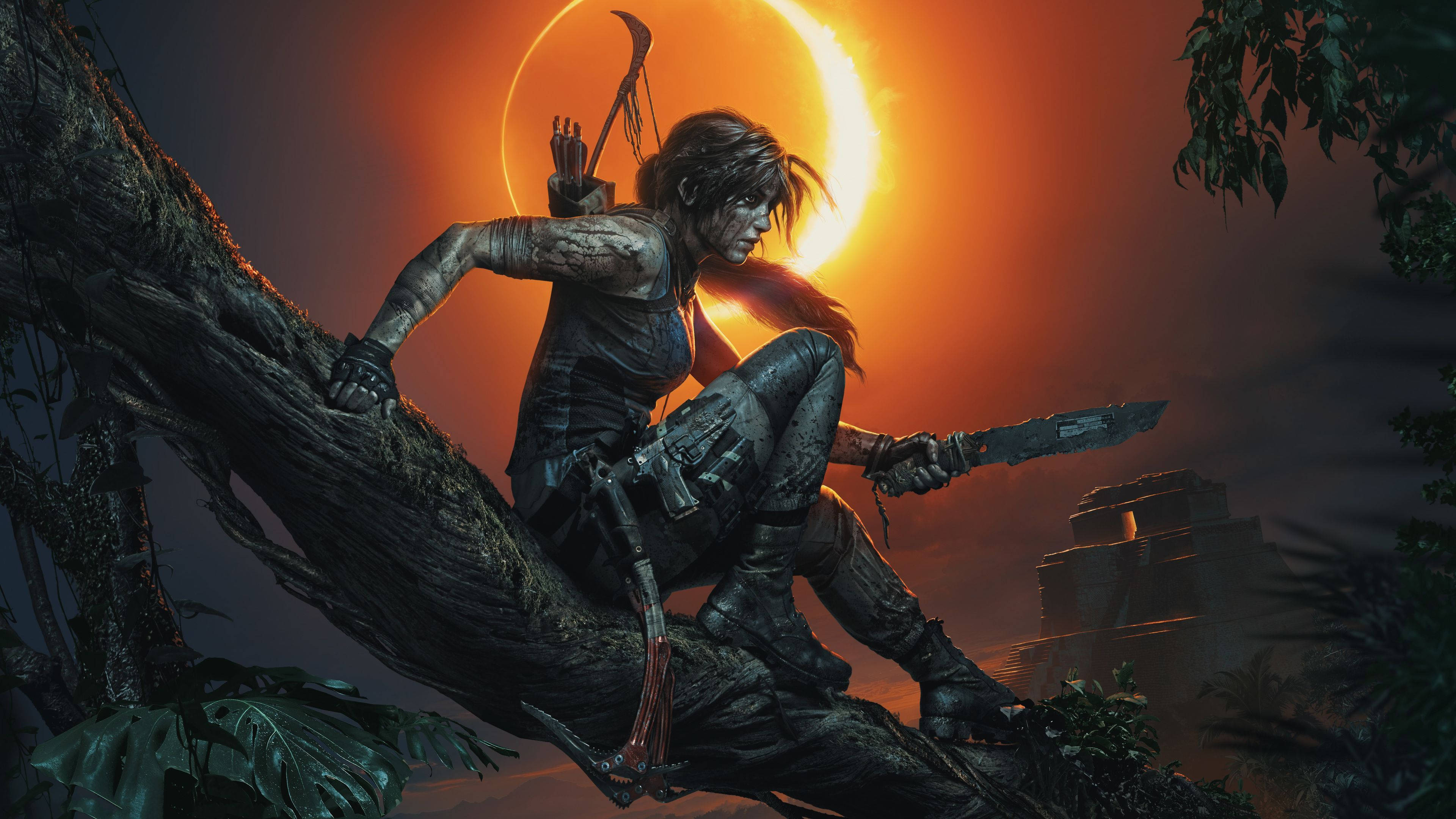 Shadow Of The Tomb Raider, Tomb Raider Game, warrior woman, 4K Desktop Wallpaper