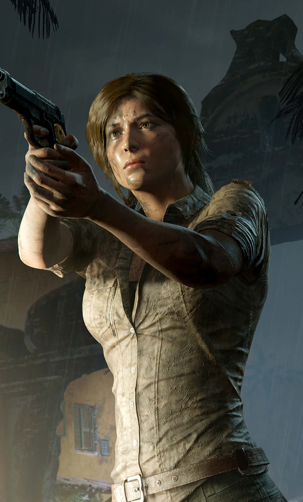 Tomb Raider, iPhone 5s, female survivor, Full HD Phone Wallpaper