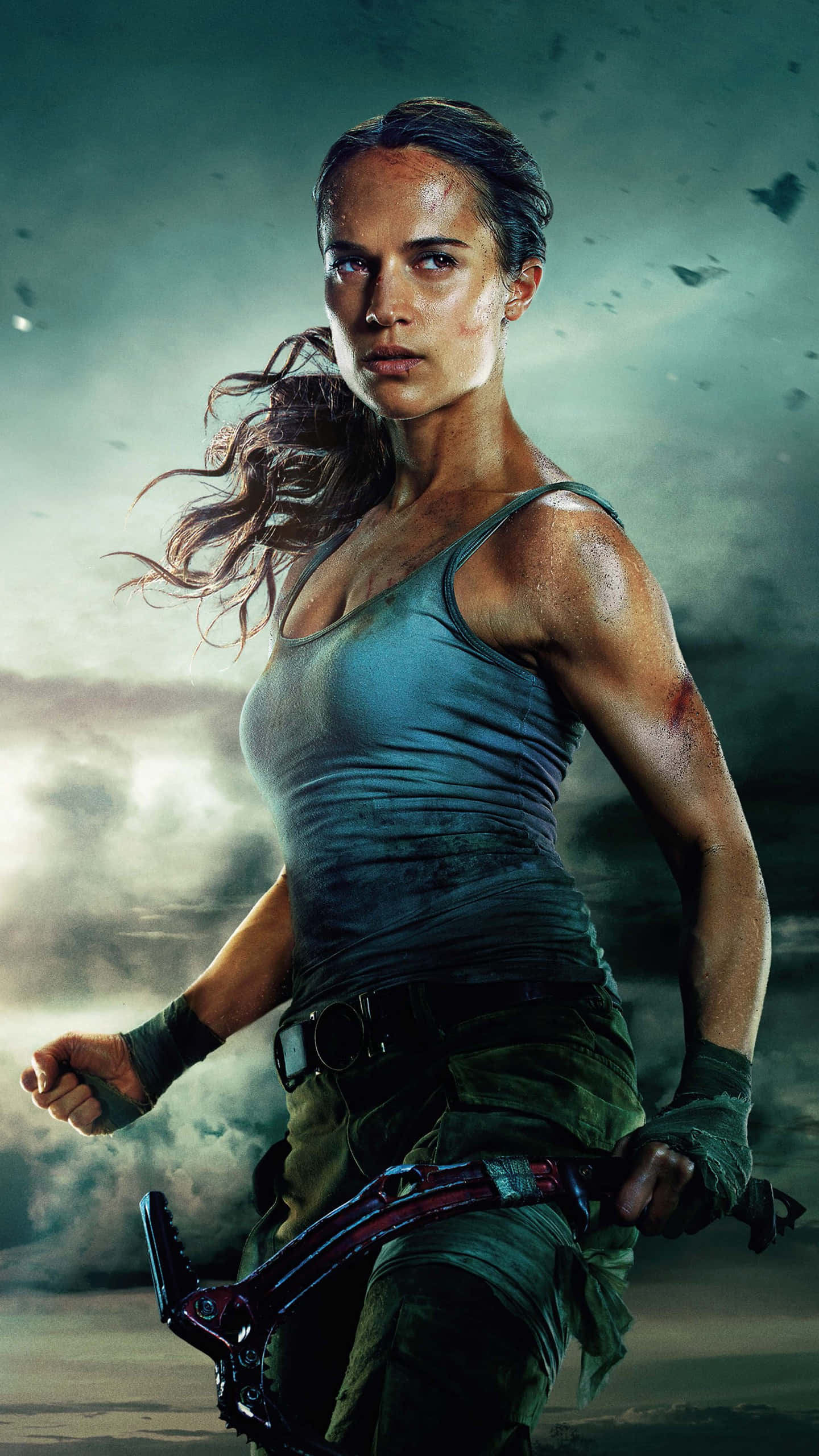 Tomb Raider, iPhone 5s, woman, 2K Phone Wallpaper