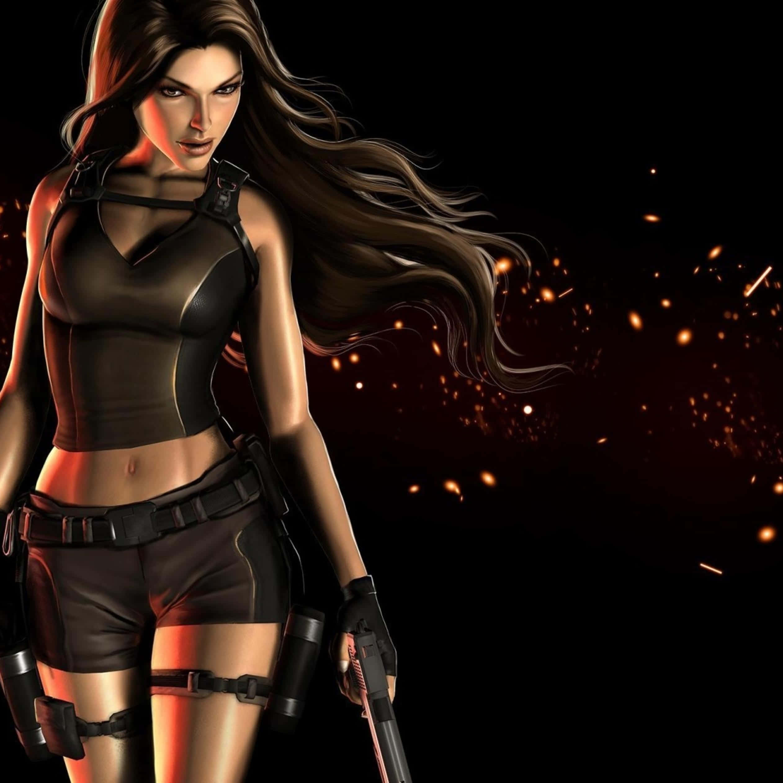 Tomb Raider, iPhone 5s, female adventurer, Full HD Desktop Wallpaper
