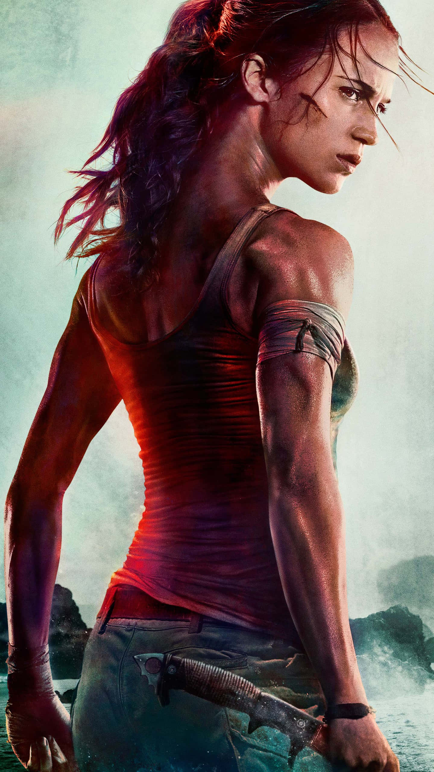 Tomb Raider, iPhone 5s, woman, 2K Phone Wallpaper