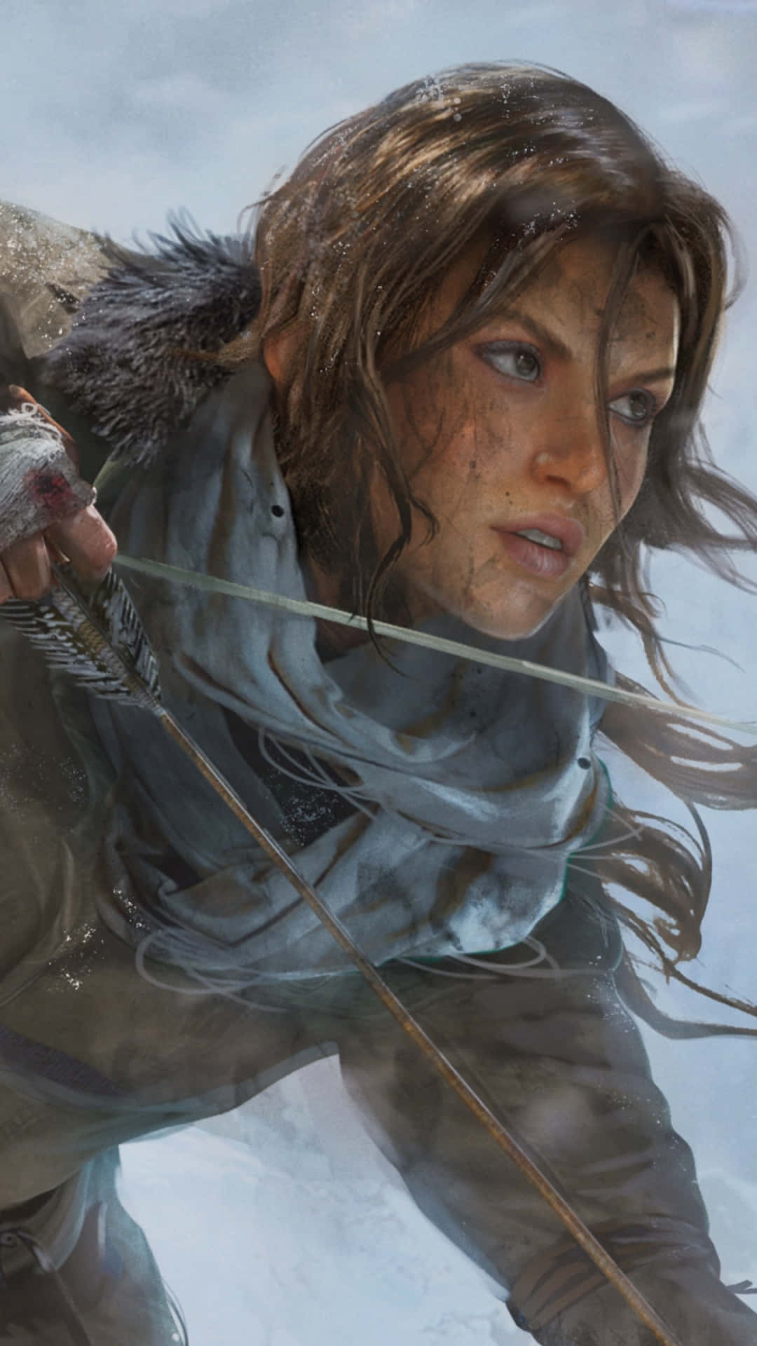 Tomb Raider Phone, Tomb Raider, snowy, Full HD Phone Wallpaper
