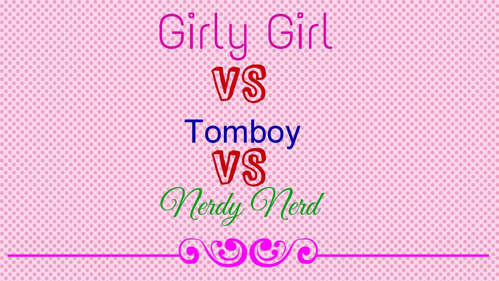 Tomboy Aesthetic, girl quote, pink dotted background, Full HD Desktop Wallpaper