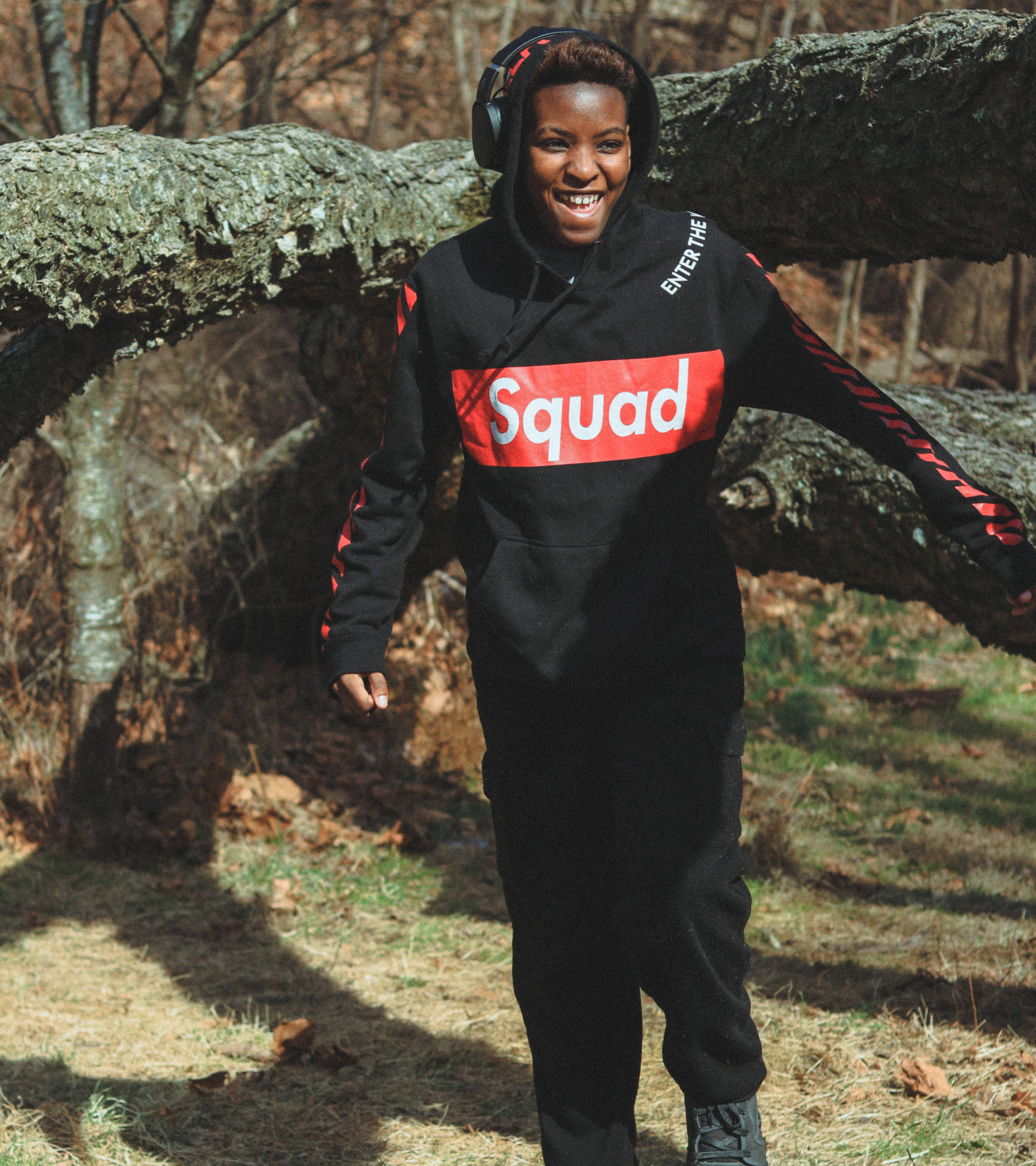 Tomboy Squad Sweater, Squad hoodie, black, 4K Phone Wallpaper
