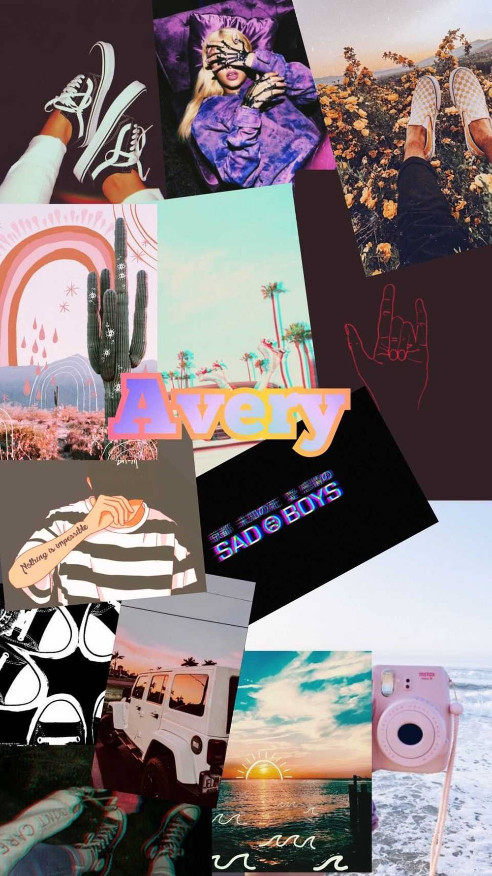 Tomboy Aesthetic, sneakers, desert palms, HD Phone Wallpaper