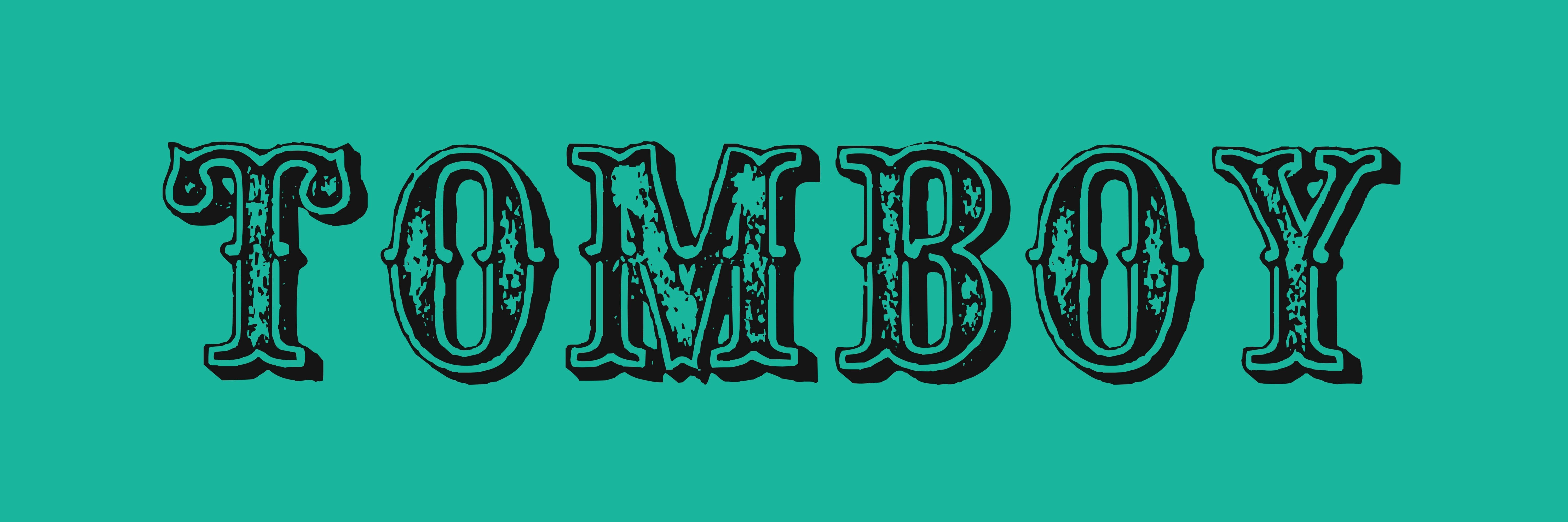 Tomboy, teal, vintage-style, 5K Desktop Wallpaper