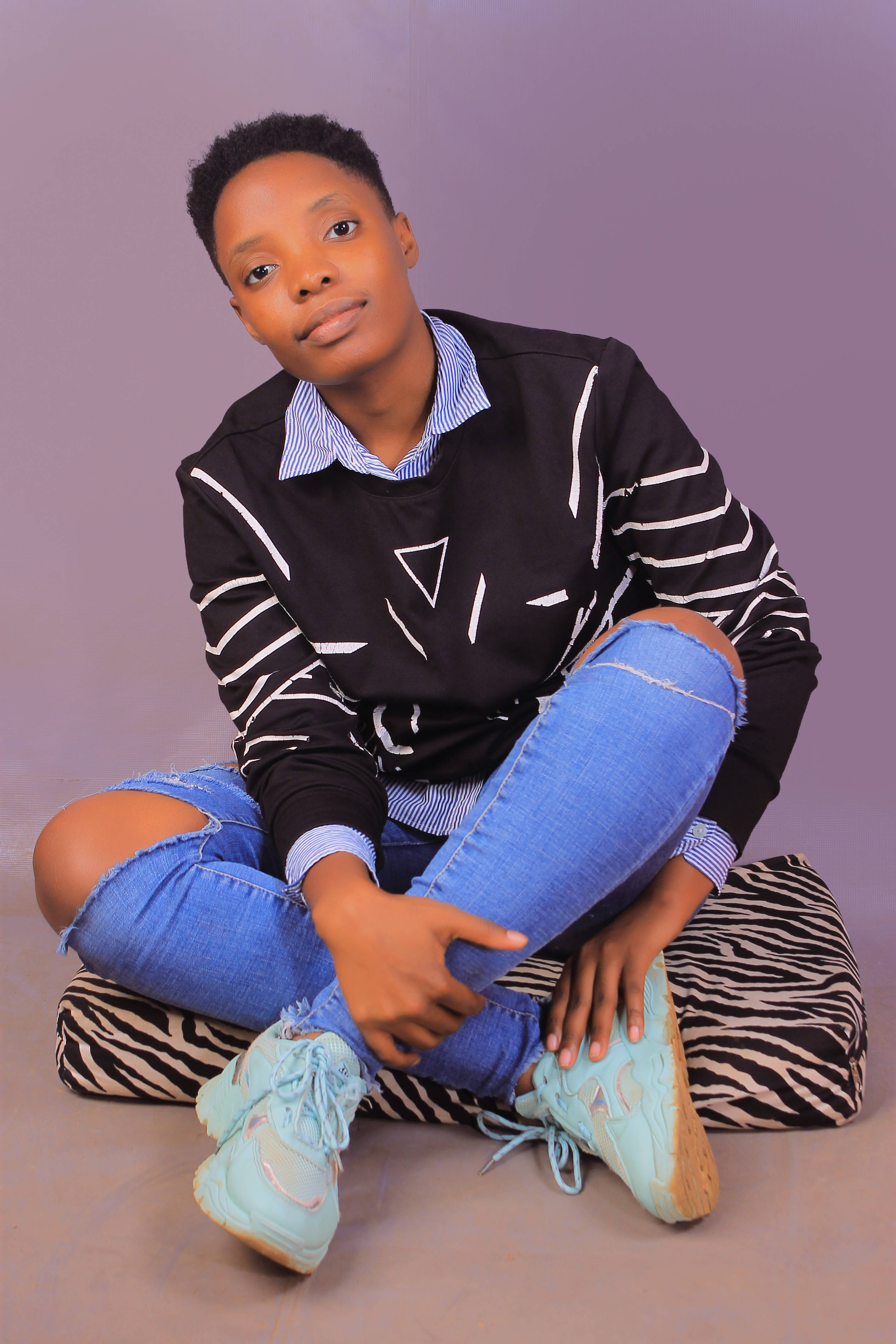 Tomboy, zebra foam, zebra-print cushion, 4K Phone Wallpaper