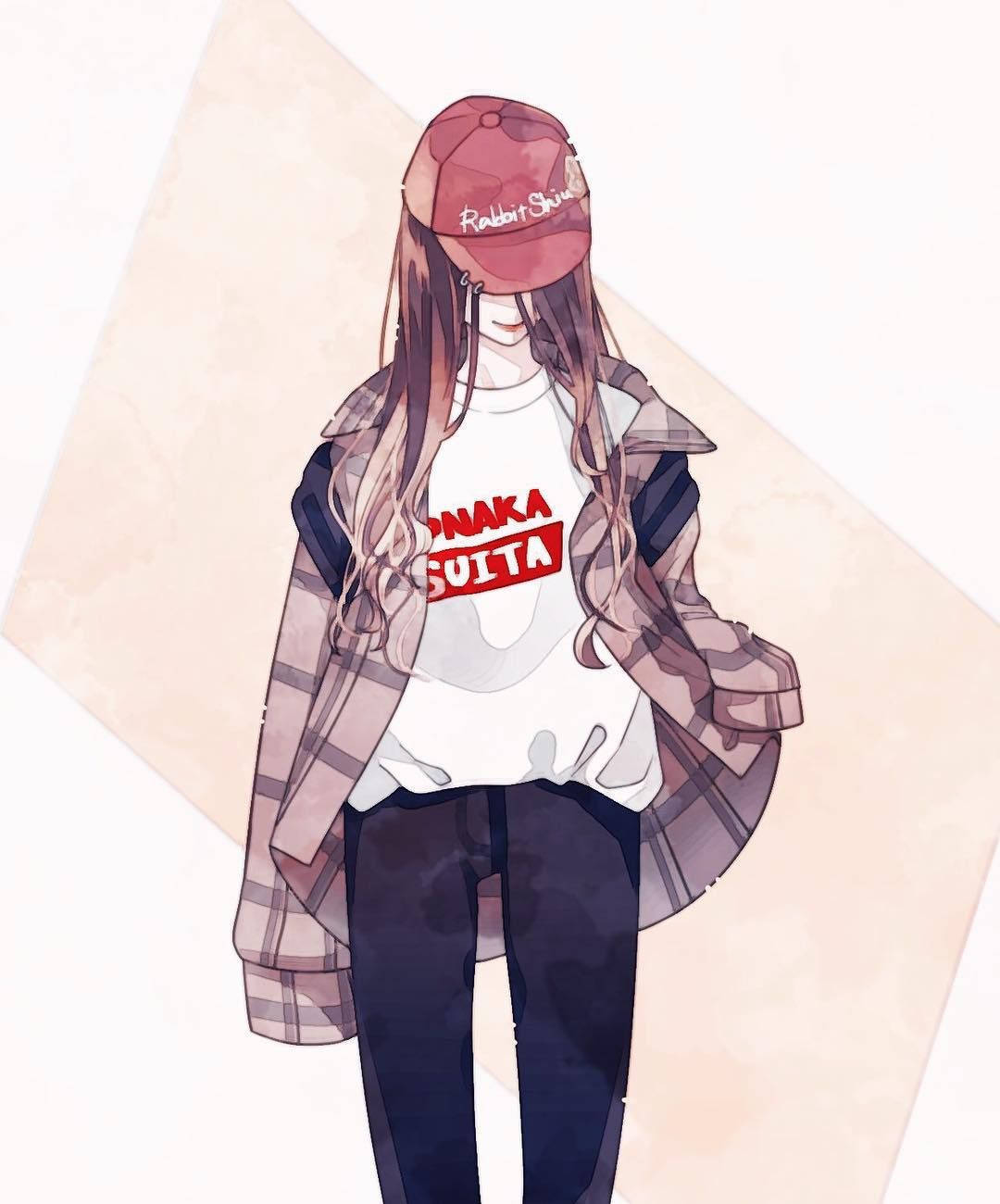 red flannel, red cap, plaid jacket, HD Phone Wallpaper