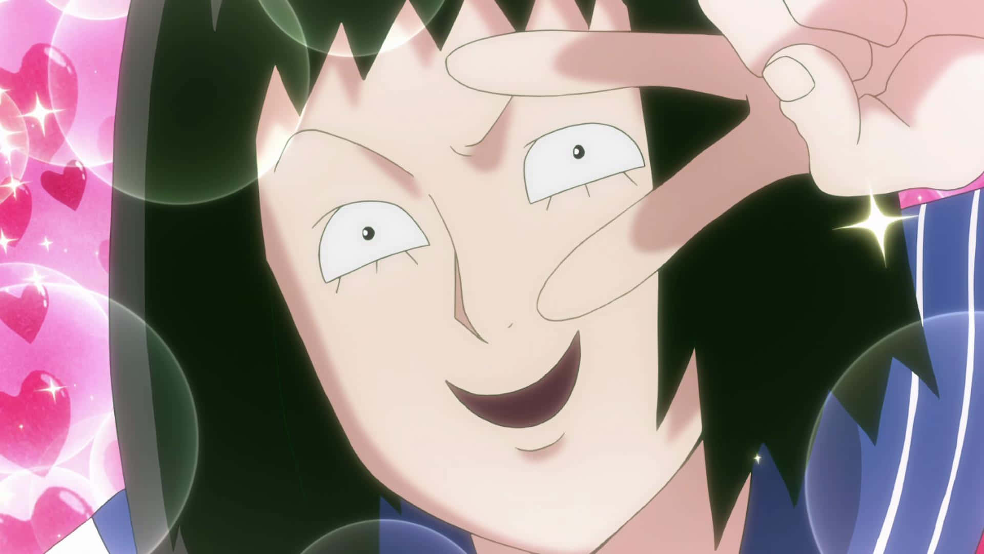 Tome Kurata, black hair, smiles, Full HD Desktop Wallpaper