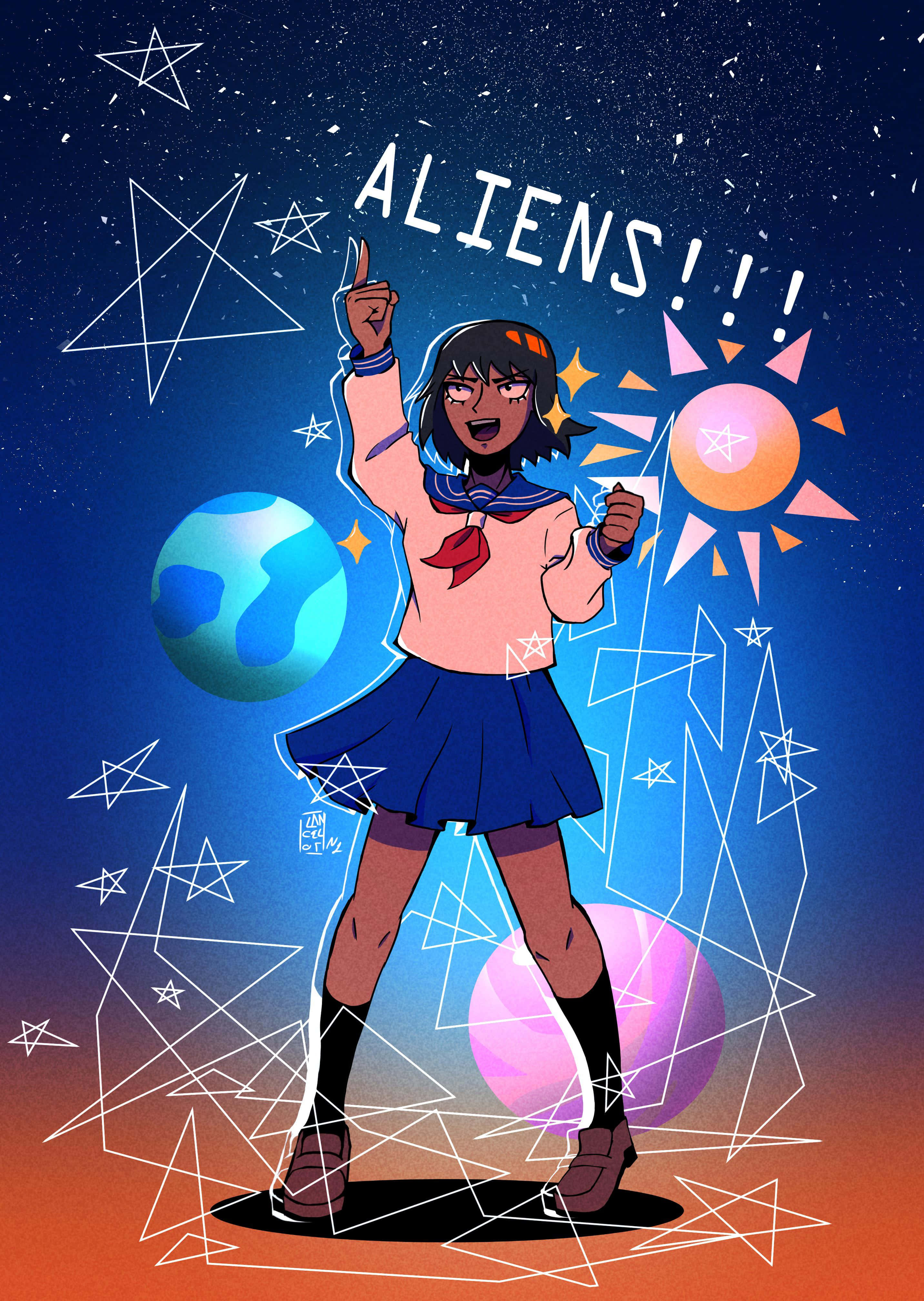 Tome Kurata, anime girl, school uniform, 4K Phone Wallpaper
