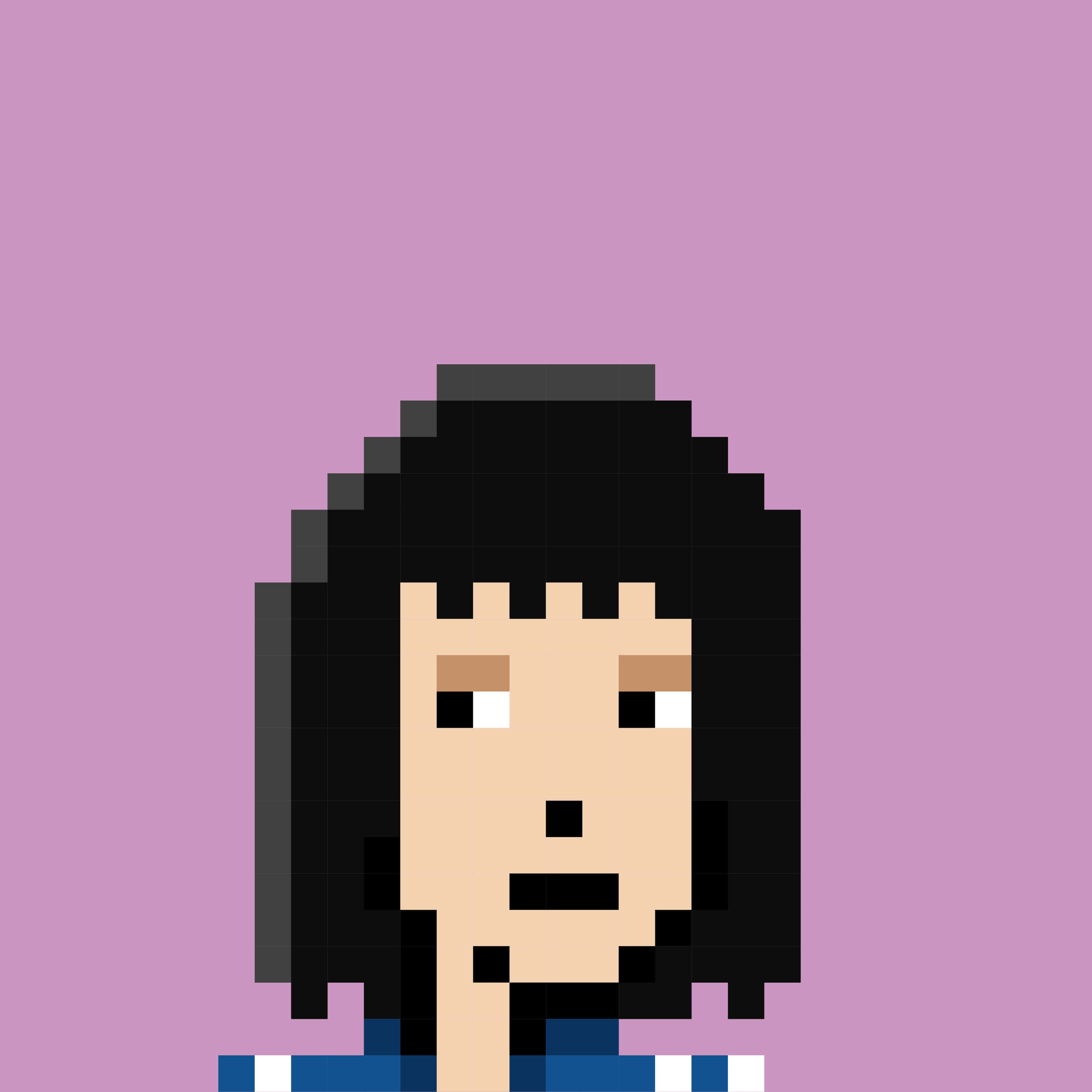 Tome Kurata, black hair, blue shirt, 2K Phone Wallpaper