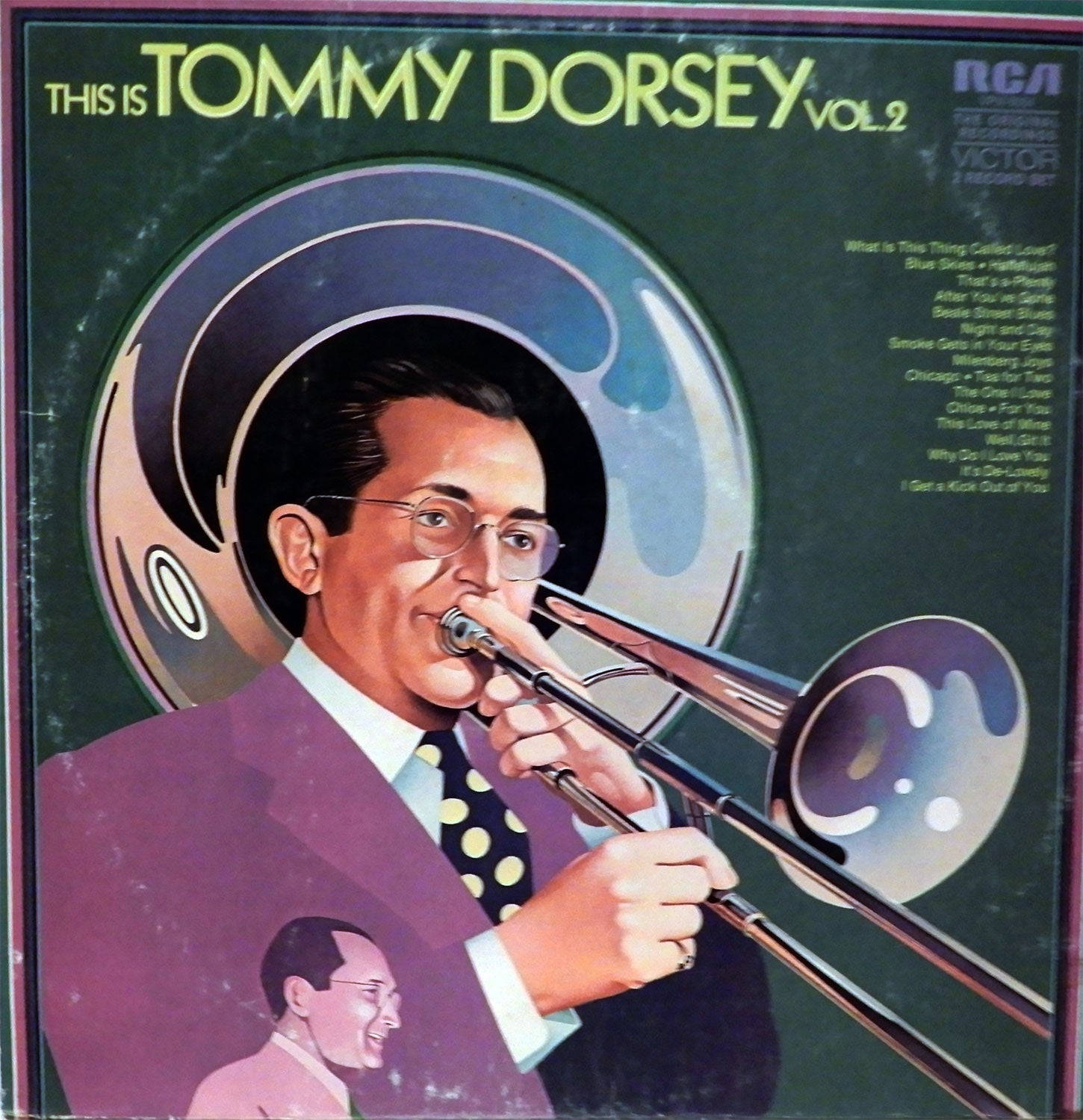 Tommy Dorsey, trombonist, album cover, HD Phone Wallpaper
