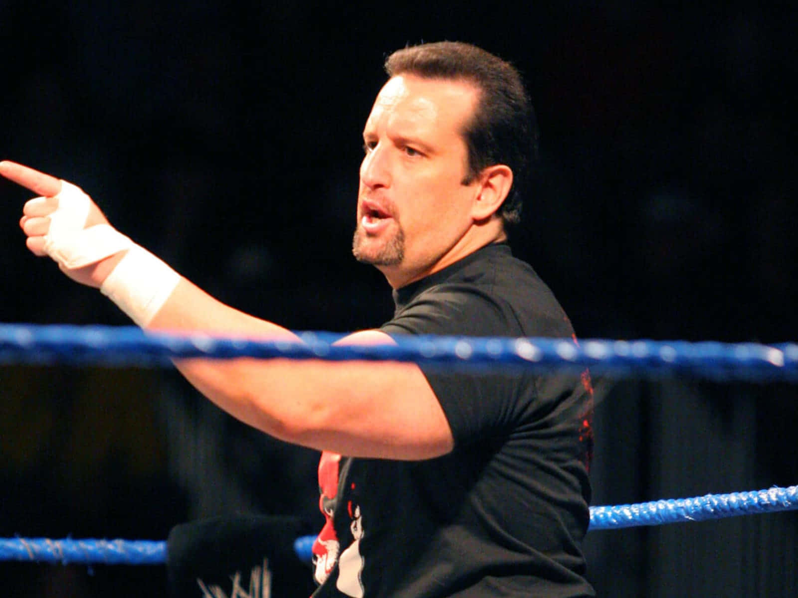 Tommy Dreamer, wrestling ring, blue-ringed wrestling ring, HD Desktop Wallpaper