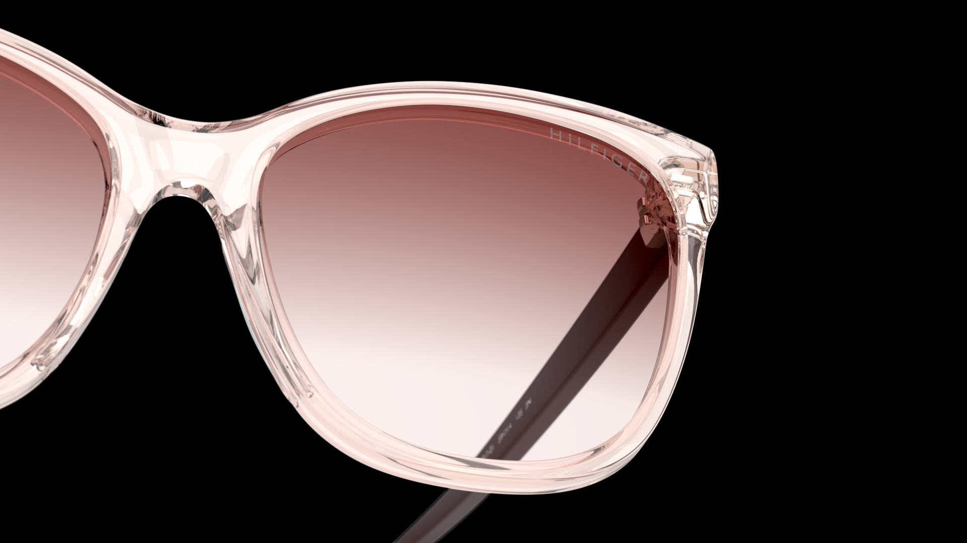 Tommy Hilfiger, Bio-based Sunglasses, translucent pink, Full HD Desktop Wallpaper