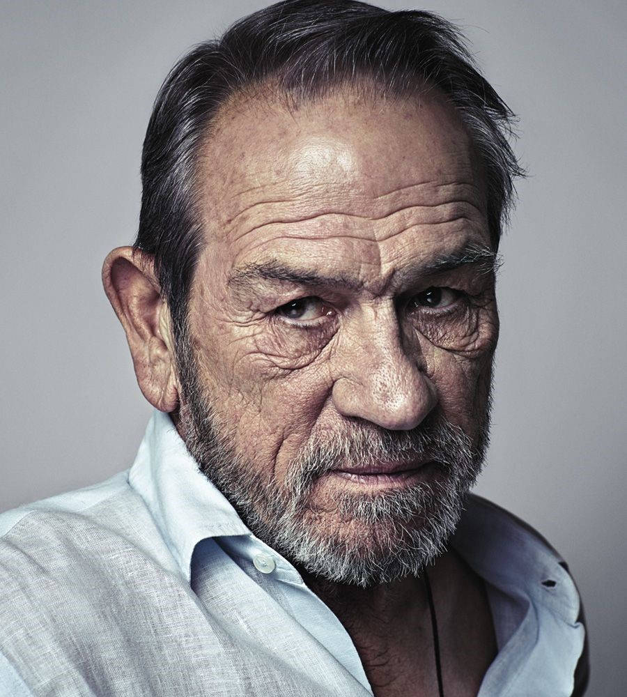 Tommy Lee Jones, crinkled face, weathered older man, SD Phone Wallpaper
