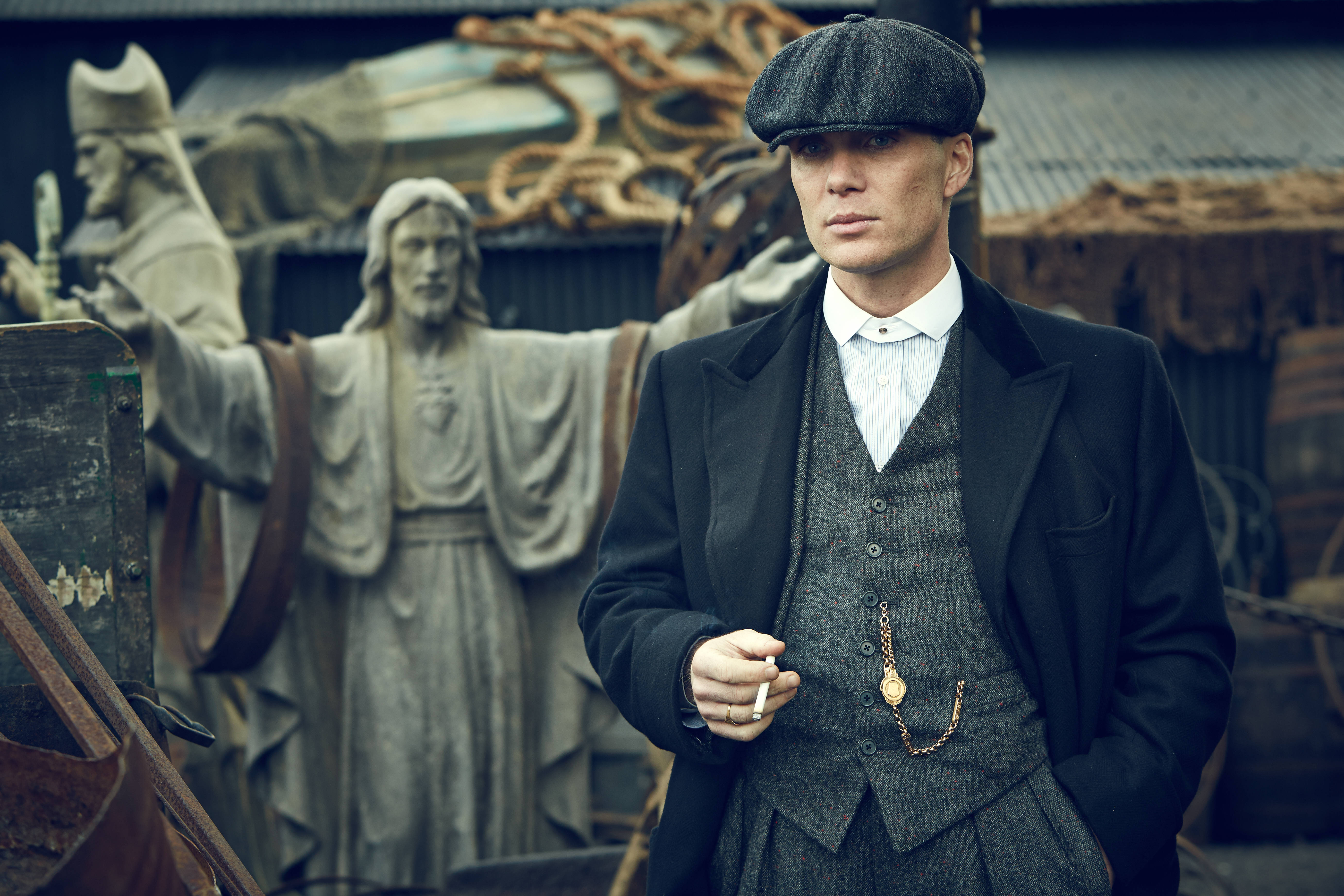 Tommy Shelby, 4K, church, 5K Desktop Wallpaper