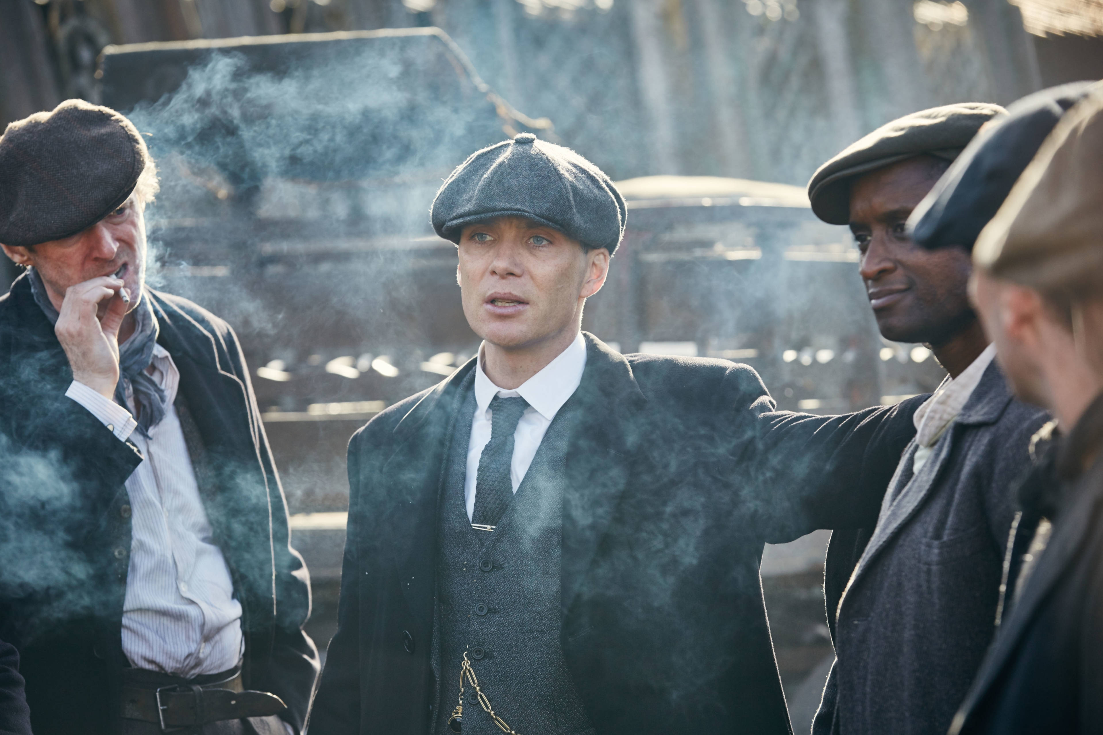 Tommy Shelby, 4K, vintage flat caps, 4K Desktop Wallpaper