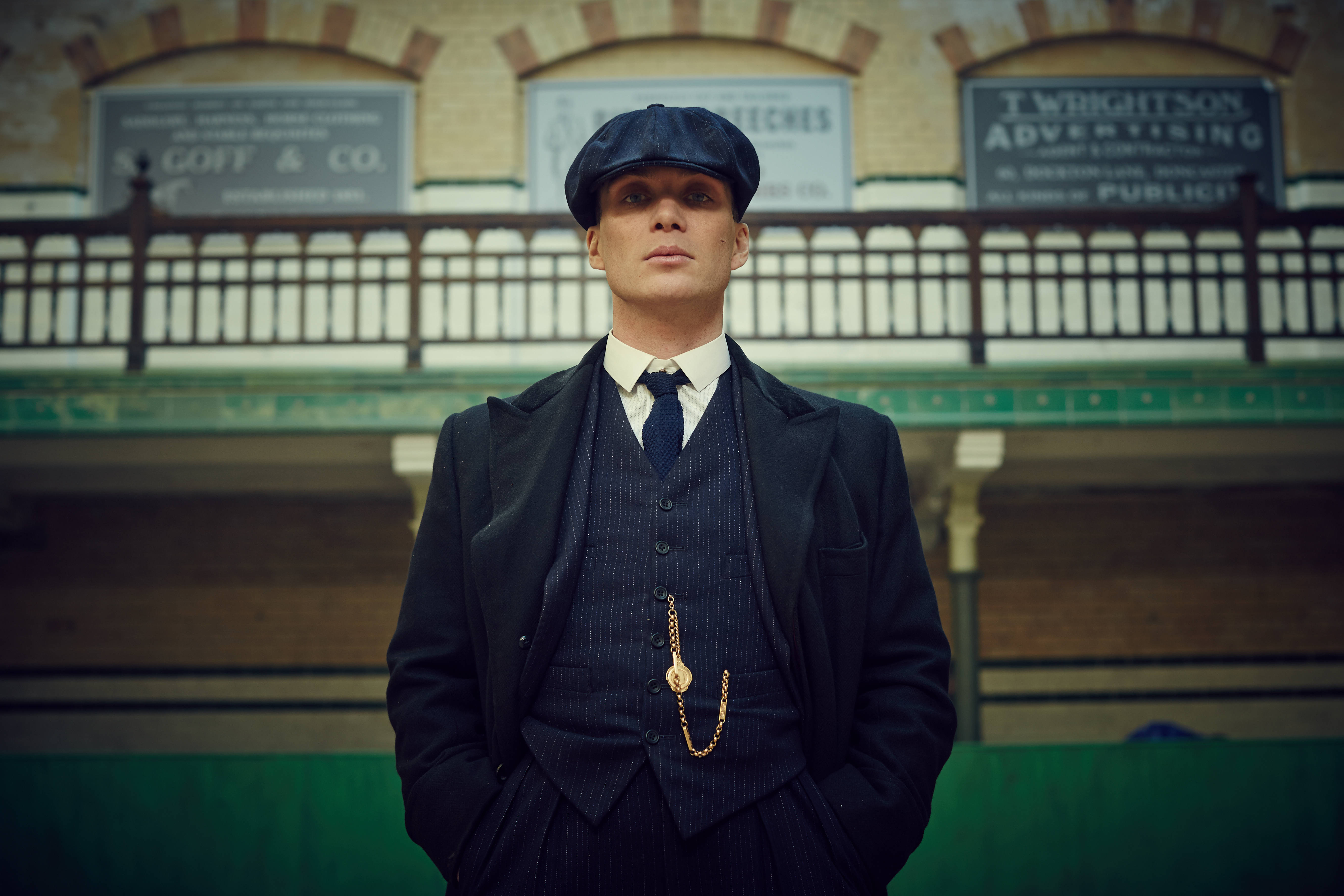 Tommy Shelby, 4K, pinstripe suit, 5K Desktop Wallpaper