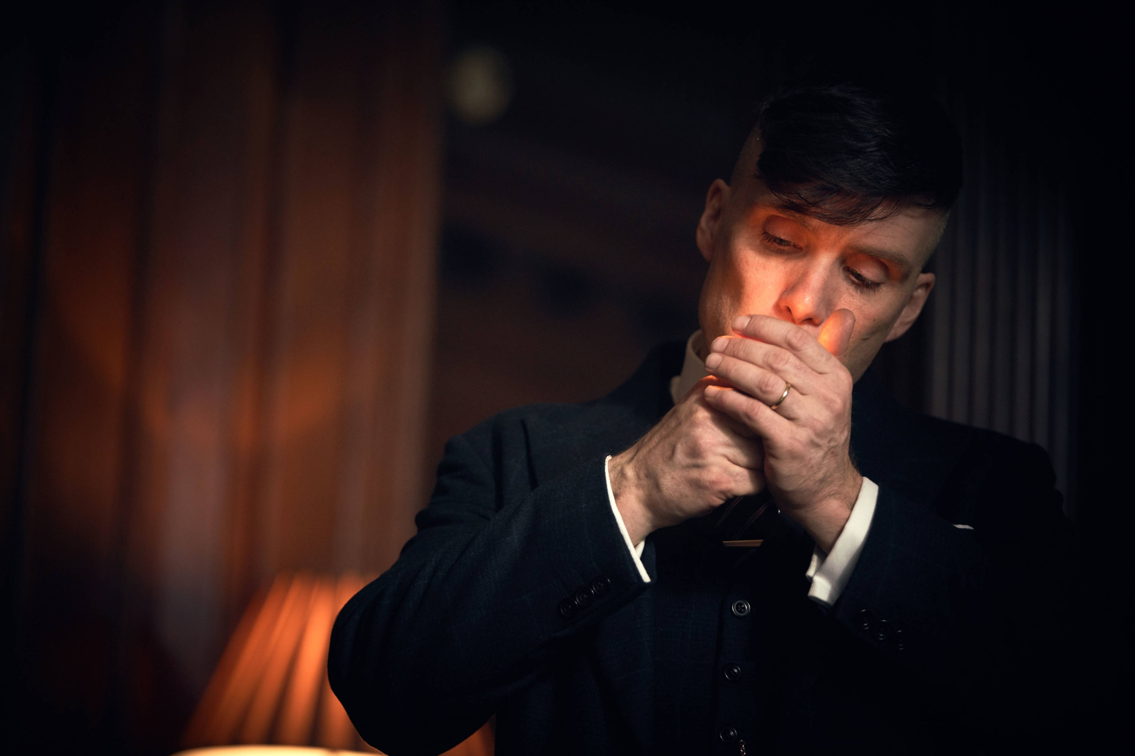 Tommy Shelby, 4K, cigarette, 4K Desktop Wallpaper