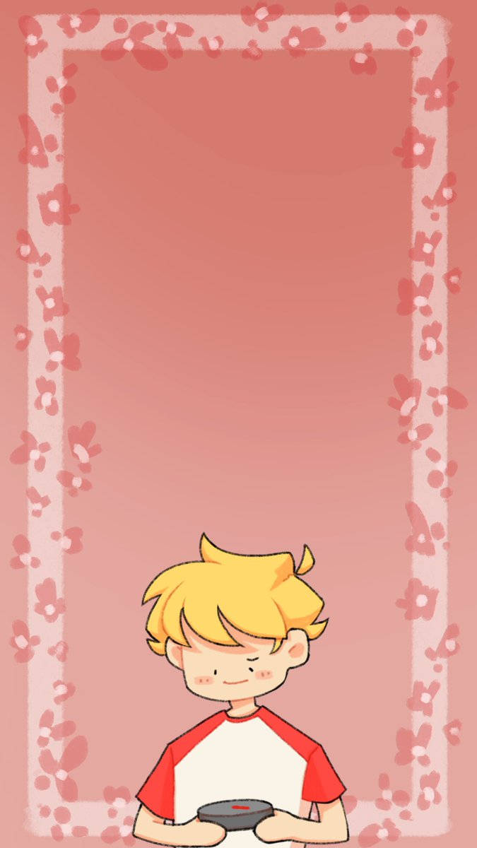 Tommyinnit, anime boy, blonde hair, SD Phone Wallpaper