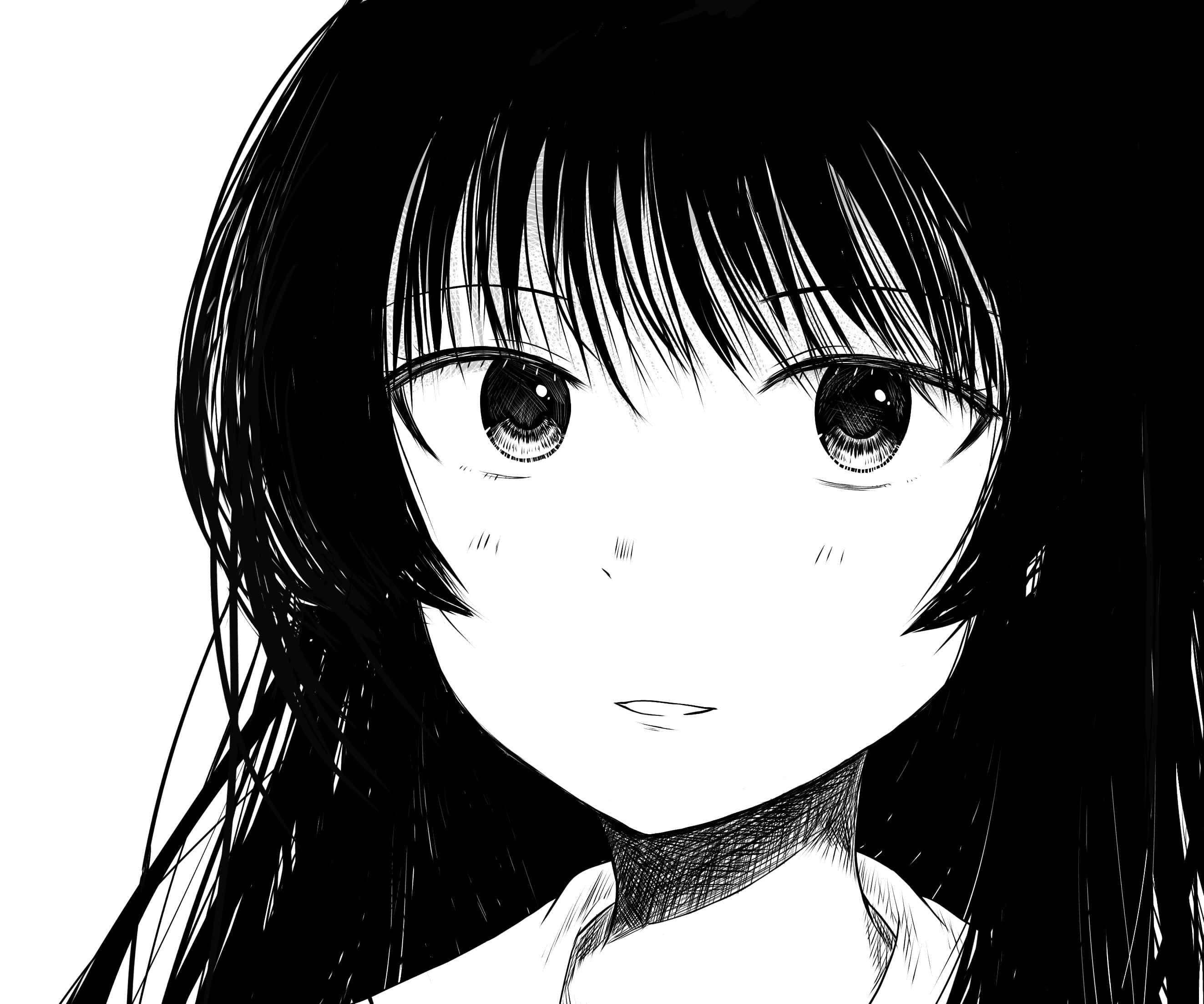 Tomodachi Game, manga character, anime girl, 2K Desktop Wallpaper