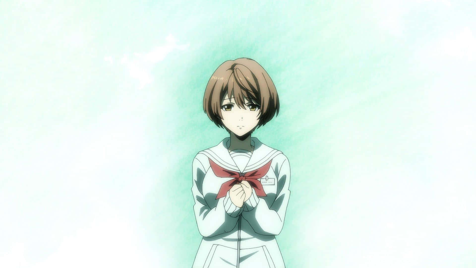 Tomodachi Game, anime character, white sailor uniform, Full HD Desktop Wallpaper