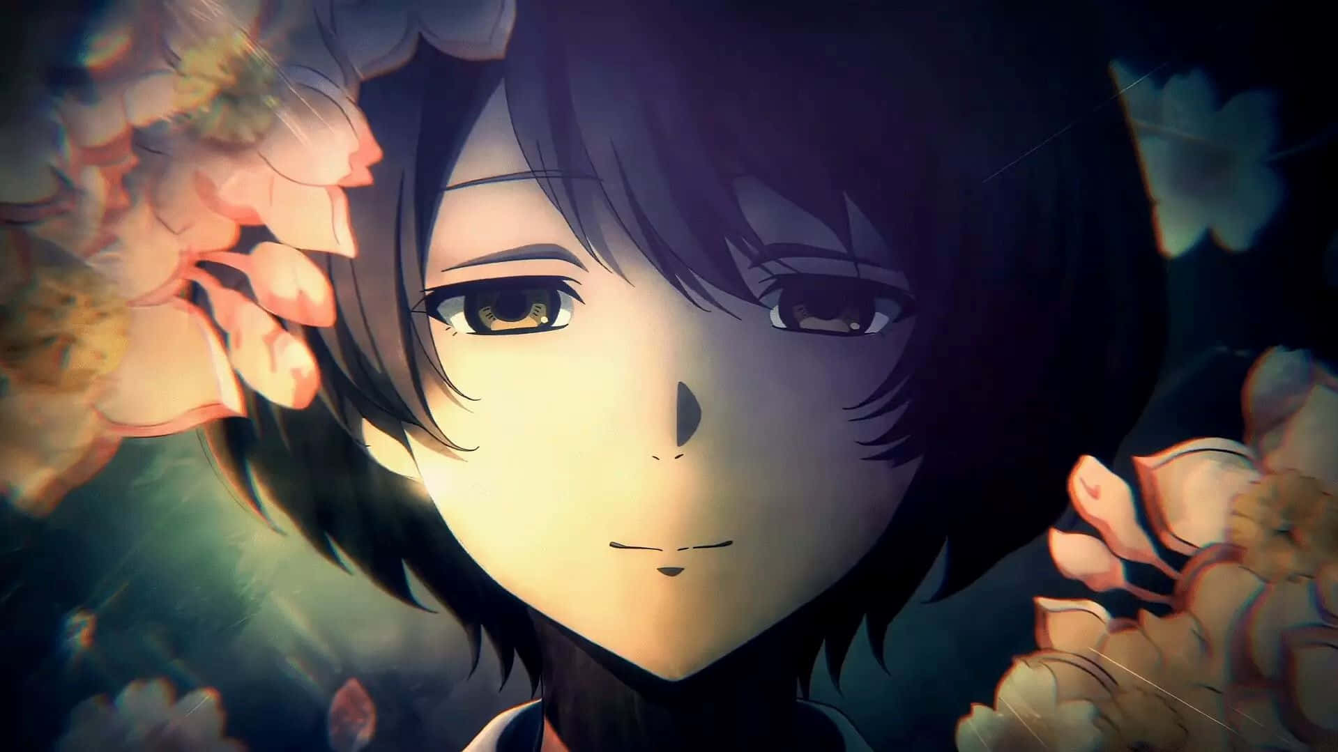 Tomodachi Game, anime girl, dark hair, HD Desktop Wallpaper