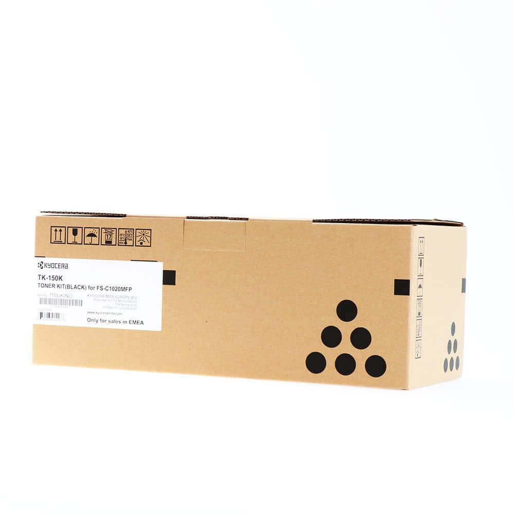 Toner, brown cardboard toner cartridge box, black dot patterns, SD Desktop Wallpaper