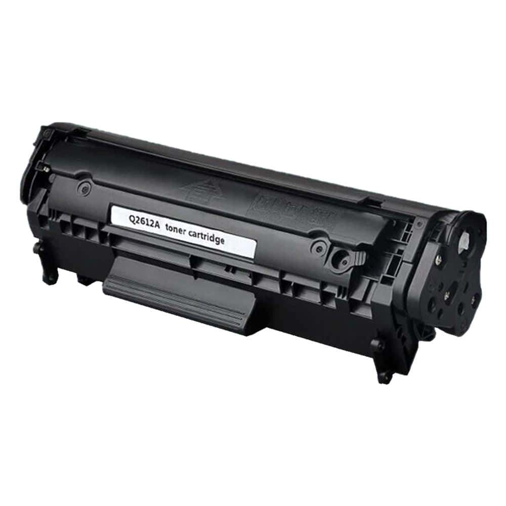 Q2612A toner cartridge, black, studio lighting, SD Desktop Wallpaper