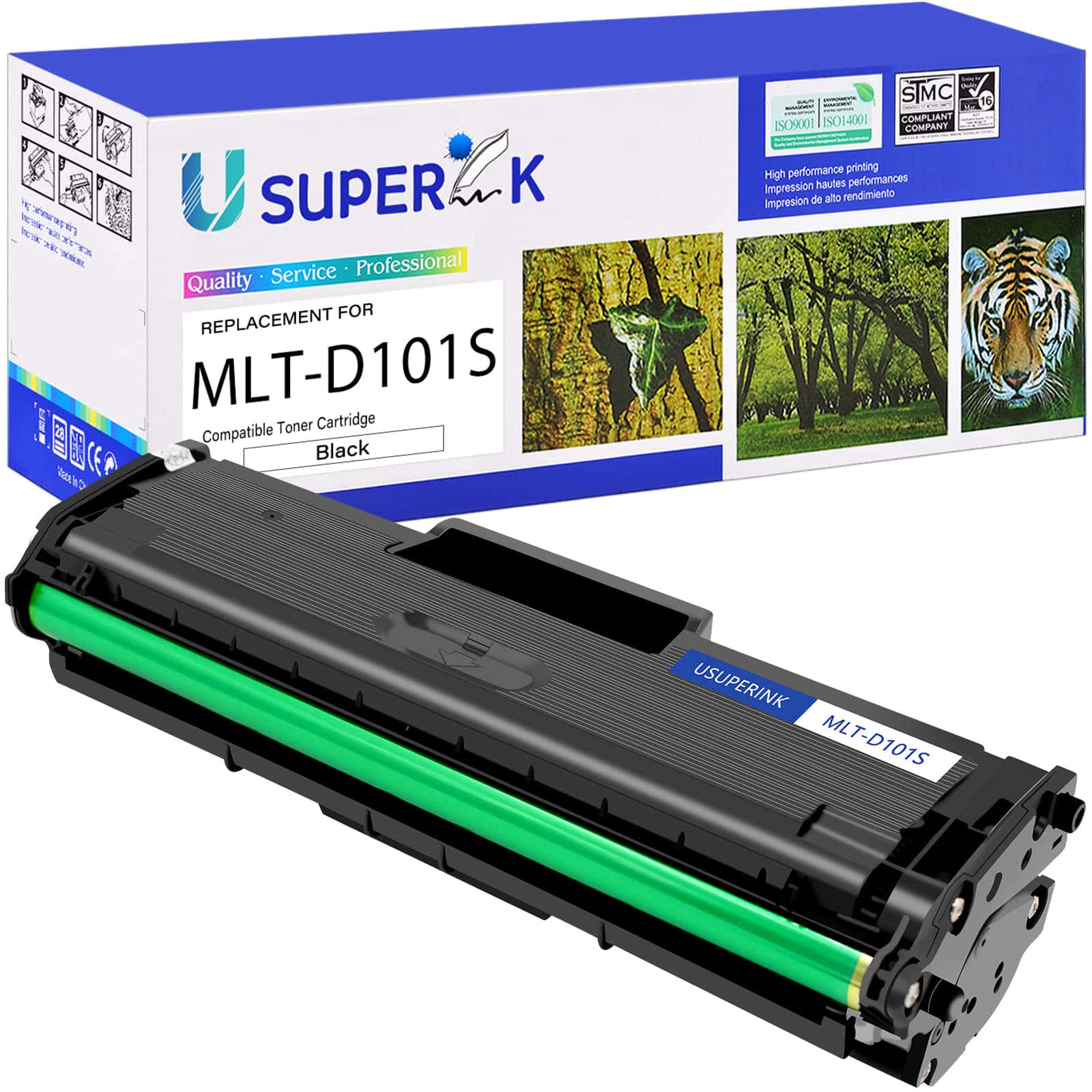 Toner, black compatible toner cartridge, green interior, HD Desktop Wallpaper